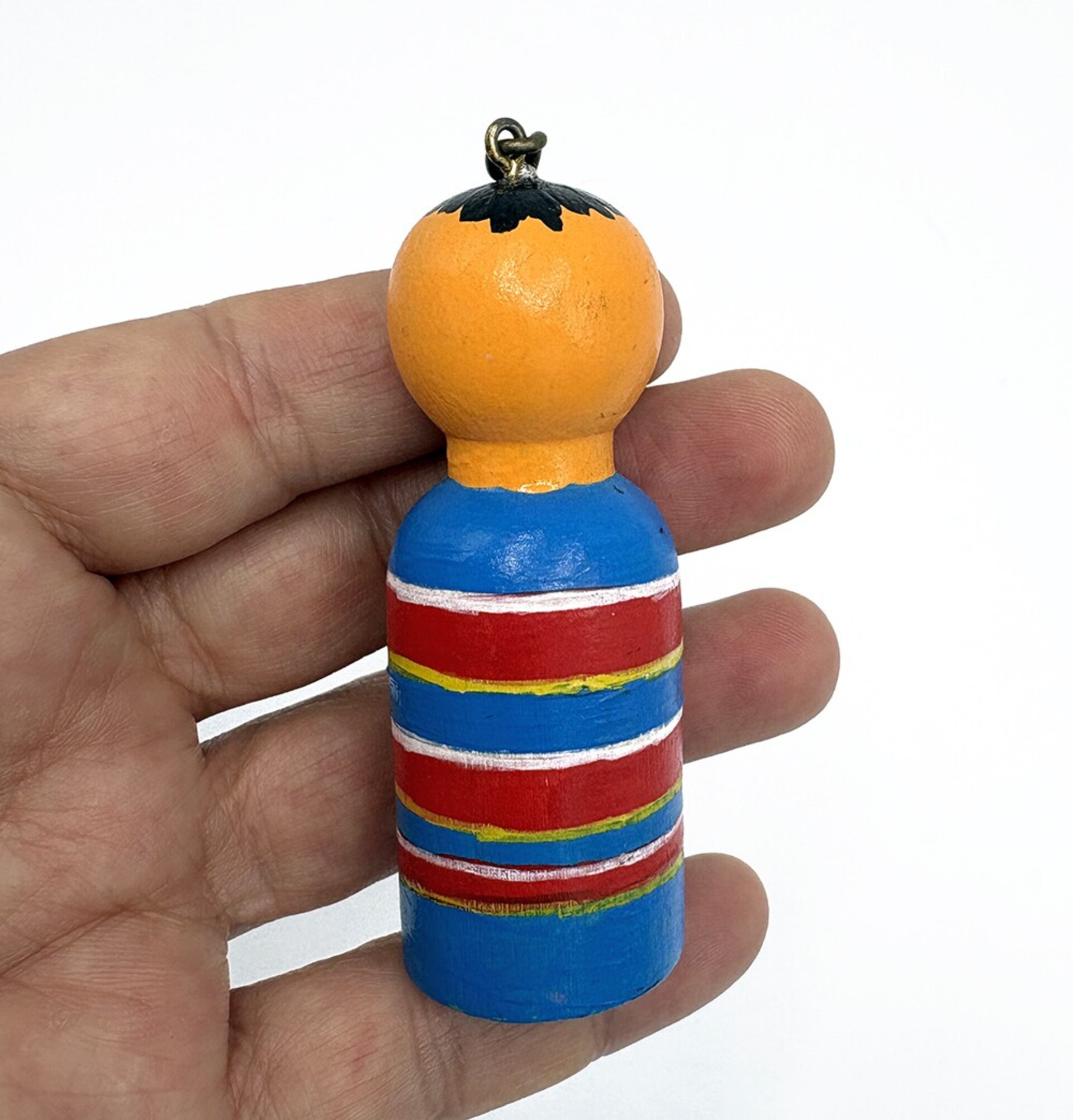 Llavero de Epi y Blas pintado a mano en madera - 7