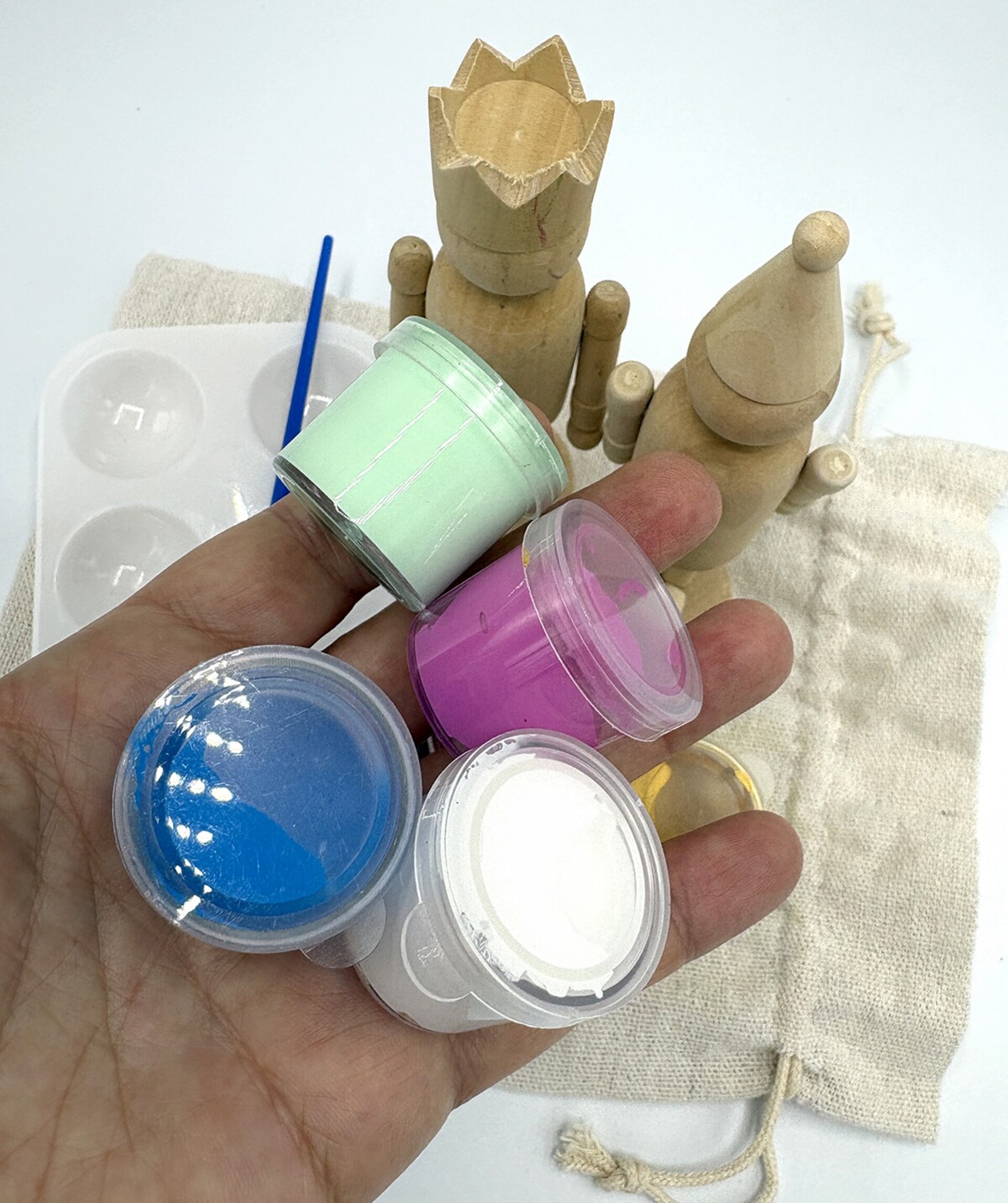 Kit manualidades Navideño Pinta tus cascanueces - 3