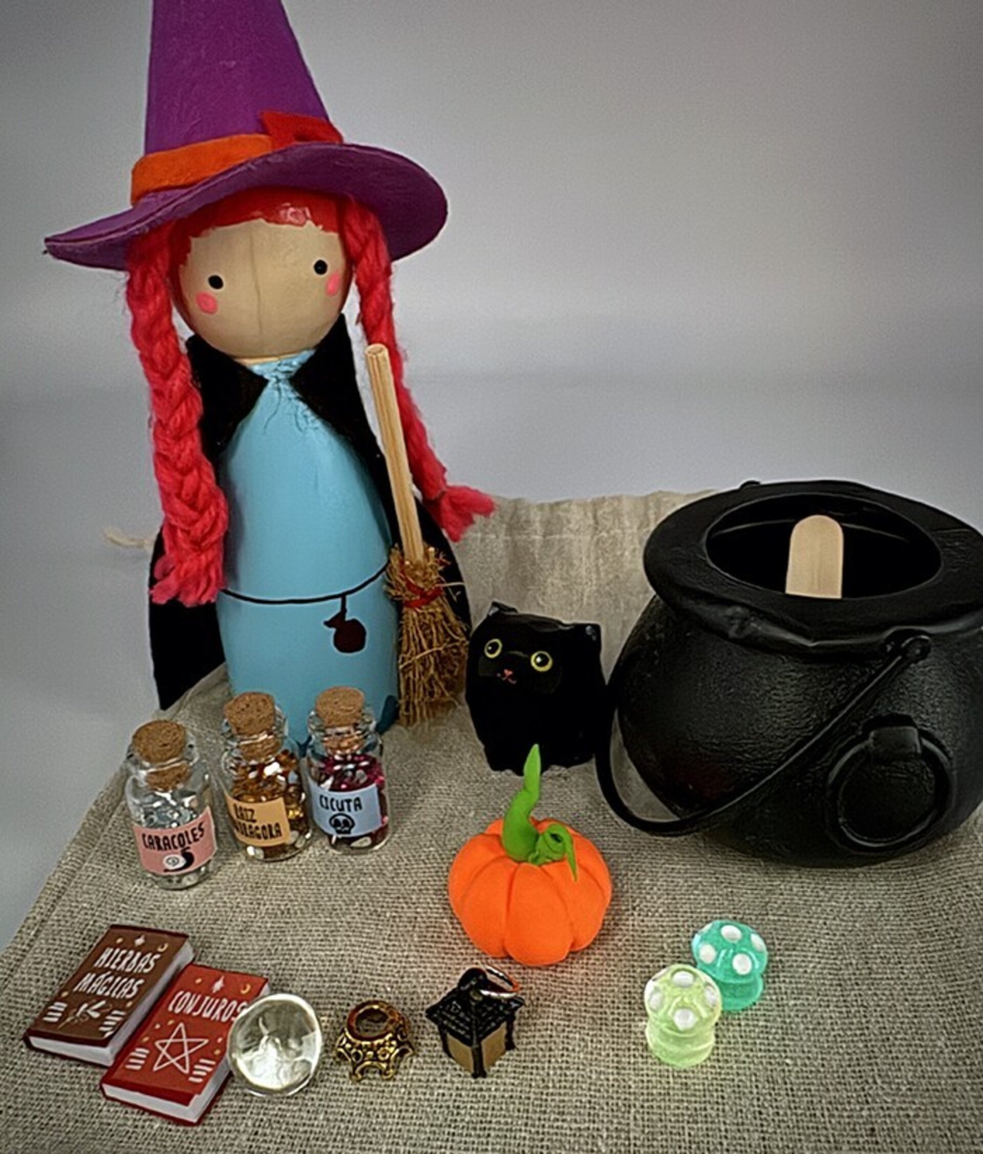 Mini Mundo de Bruja con Accesorios mágicos | Juego Creativo Mágico - 4