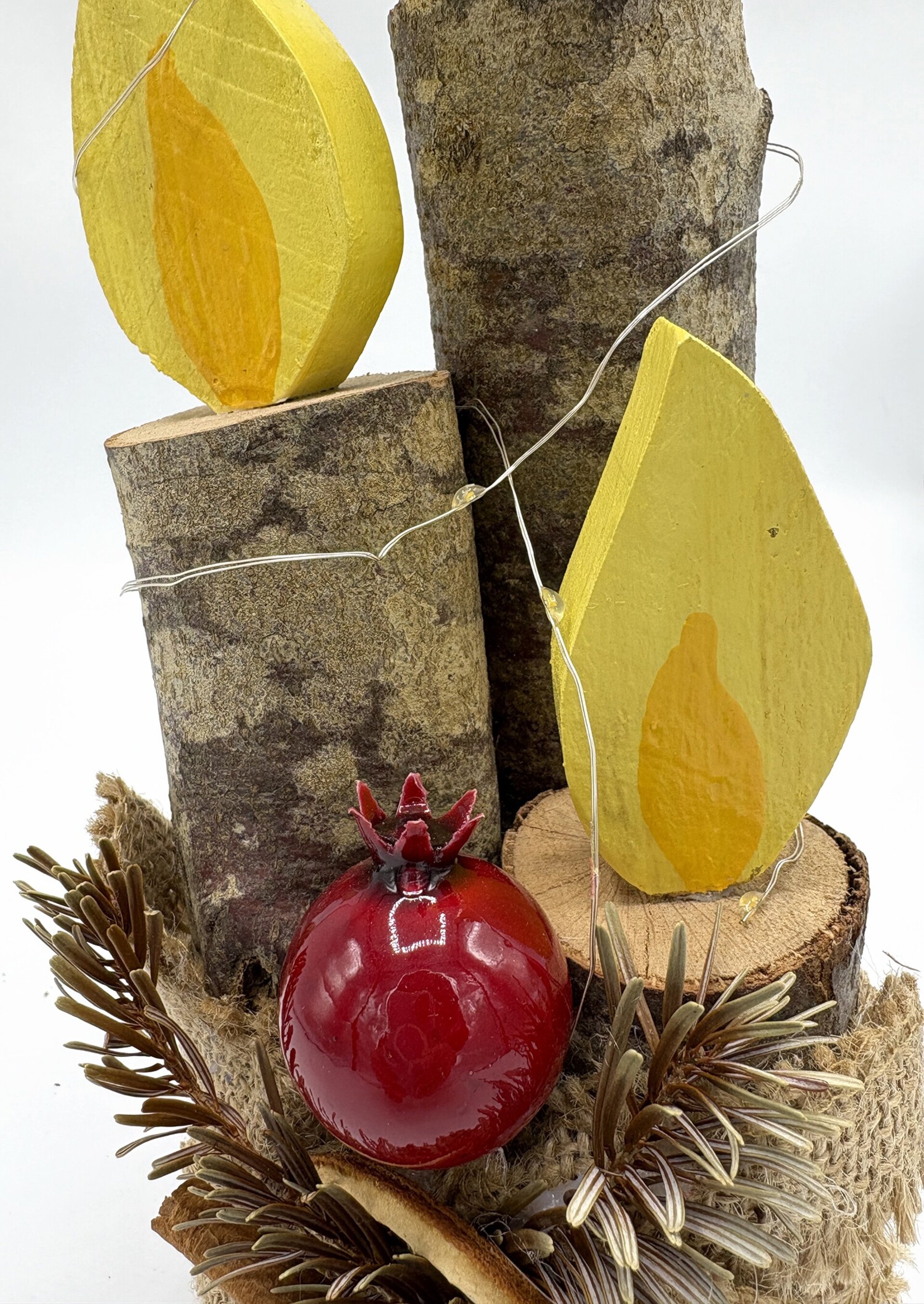 Velas navideñas – Decoración Artesanal - 3