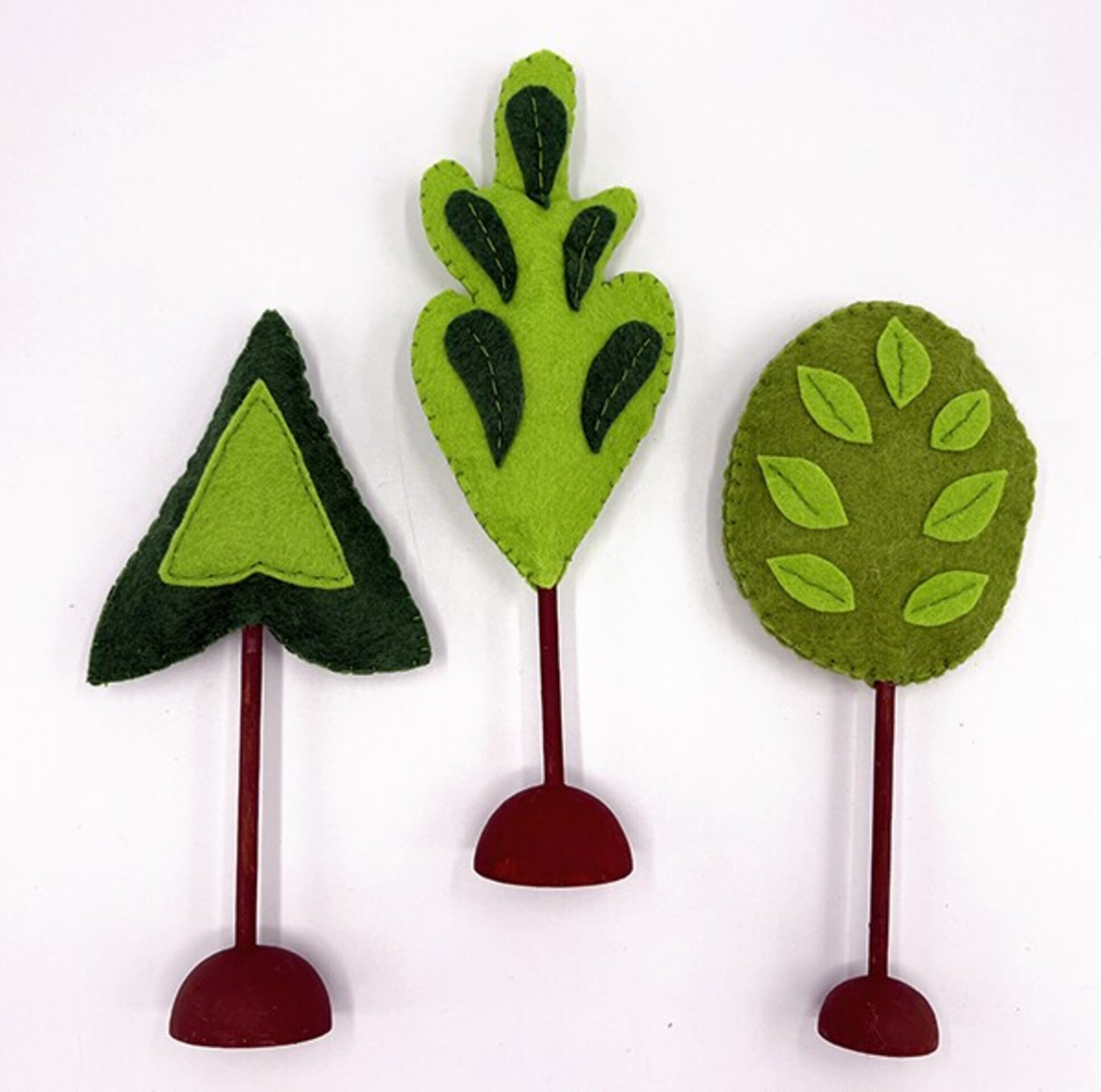 Árboles decorativos hechos a mano para mini mundos - 11