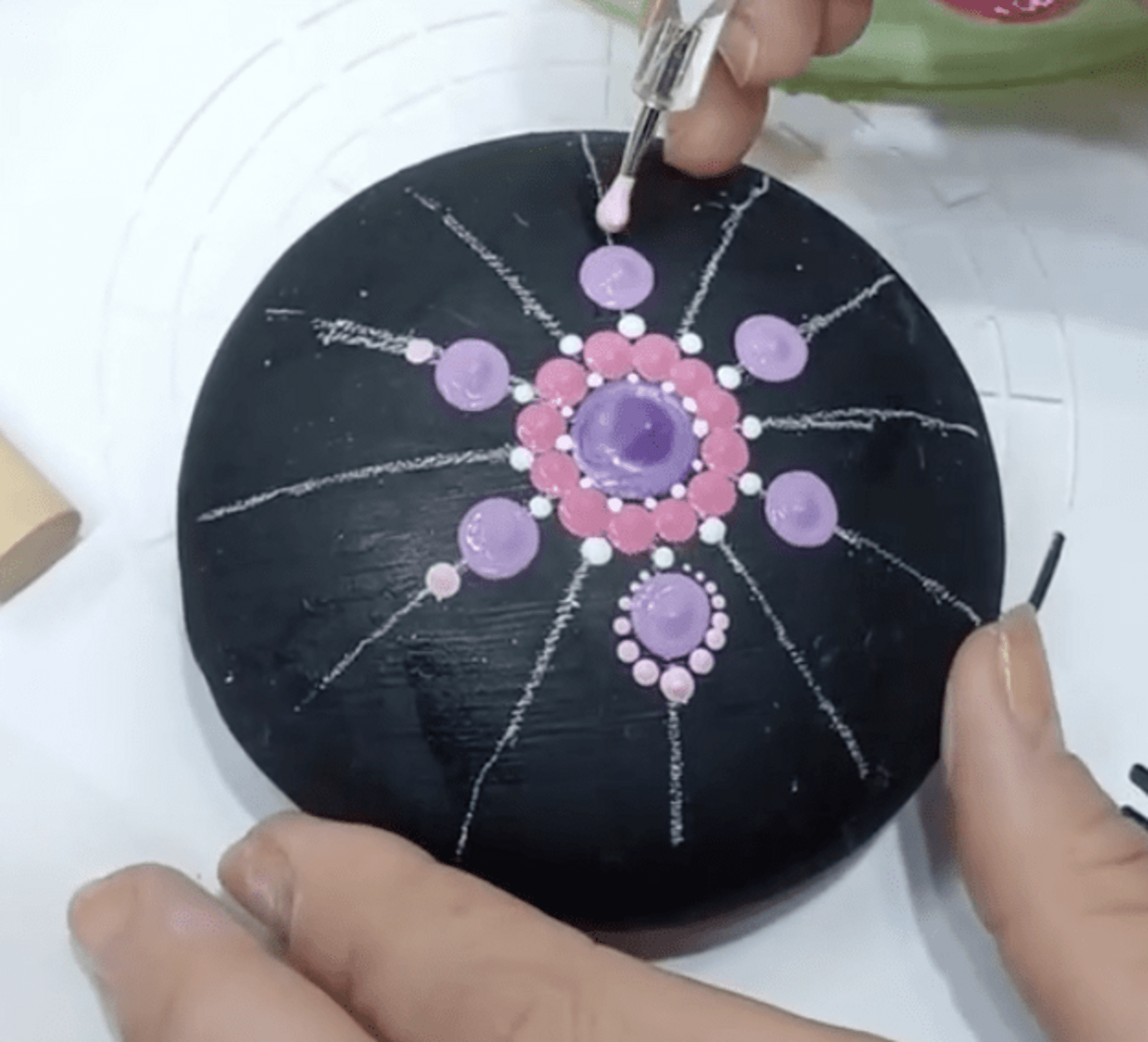 Kit manualidades Crea mandalas con piedras - 6