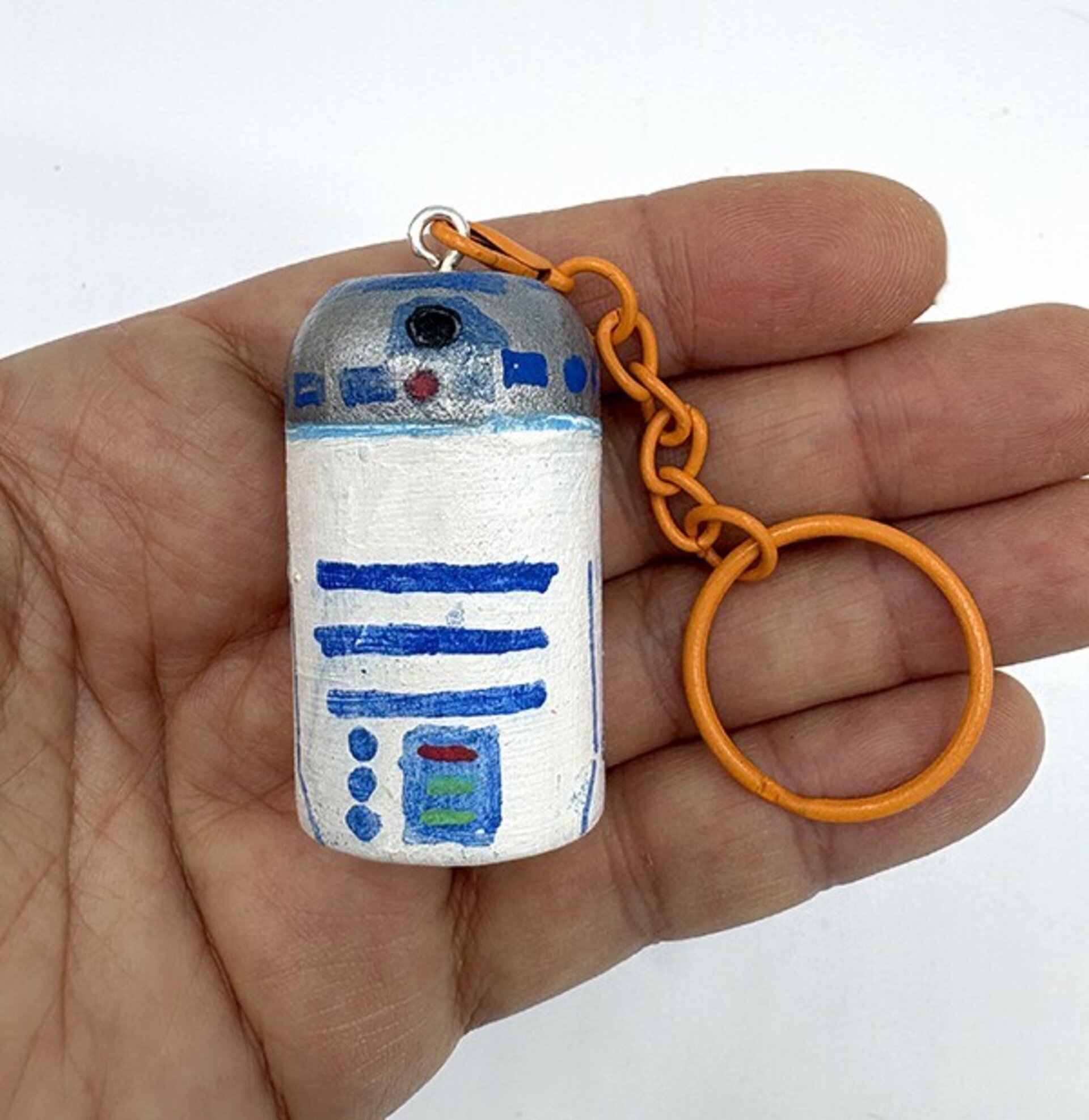 Llaveros Star Wars pintados a mano en madera - 5