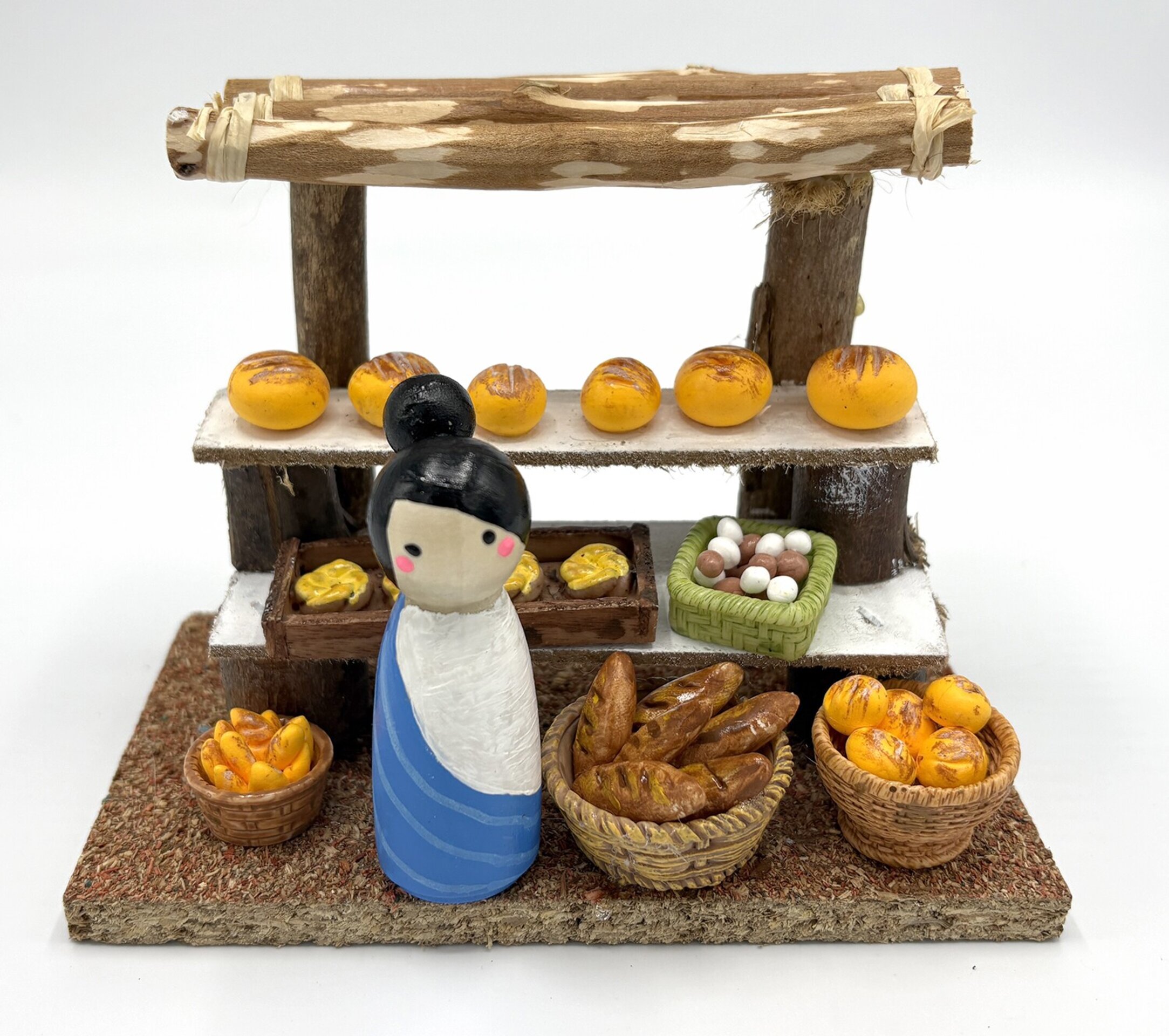 Panadería en miniatura para pesebre - 1