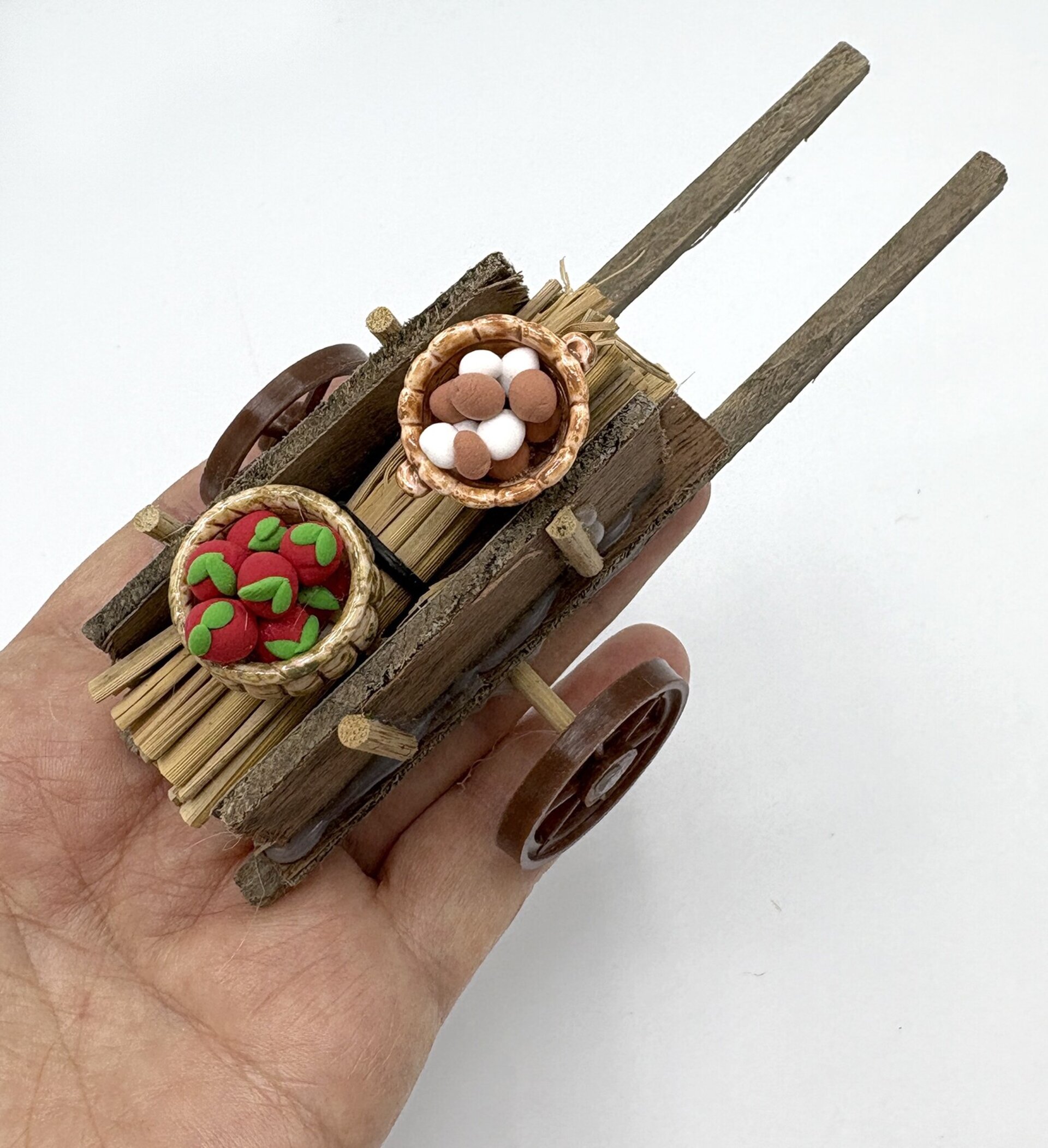 Carro miniatura para pesebre - 2