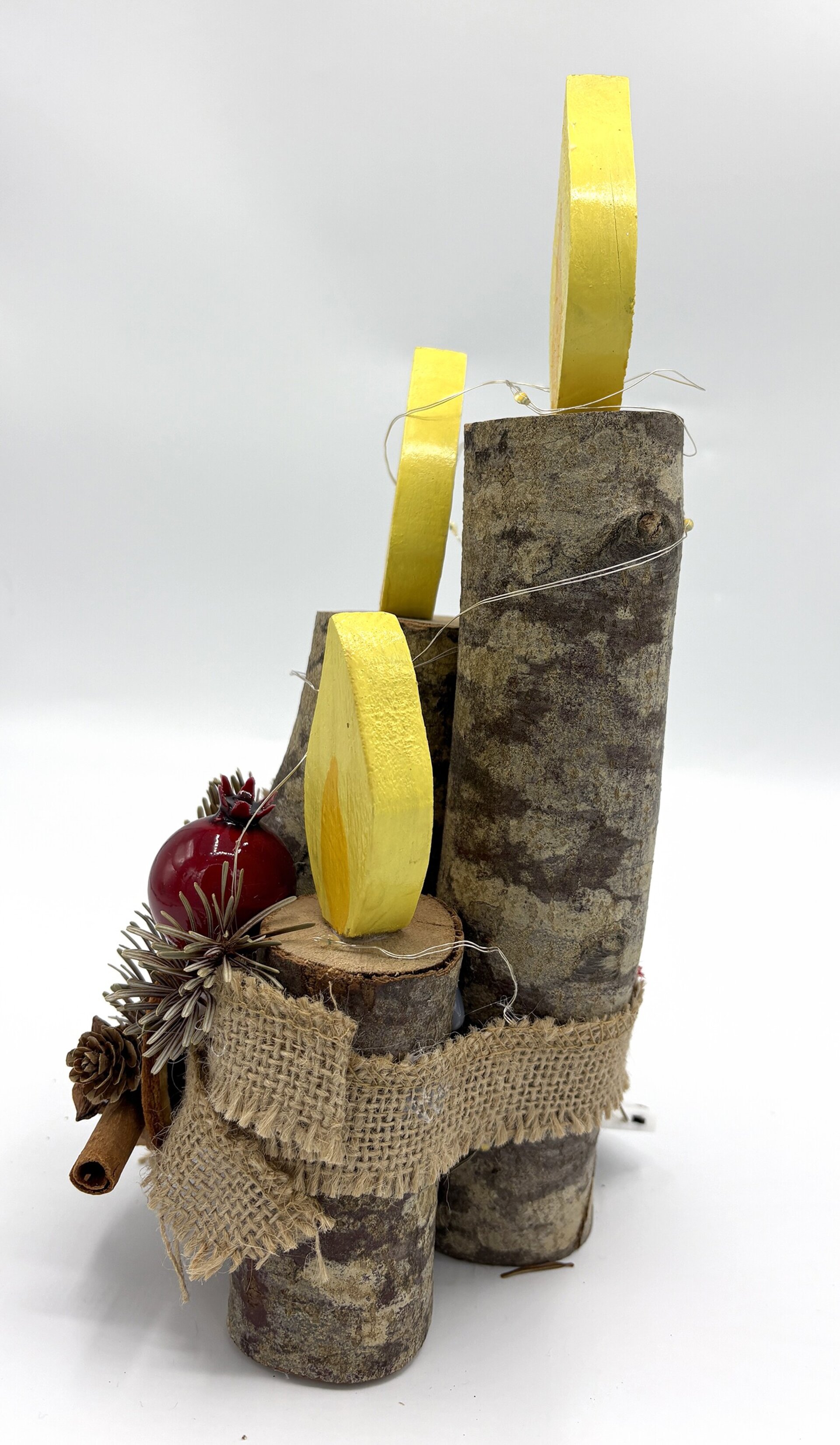 Velas navideñas – Decoración Artesanal - 4