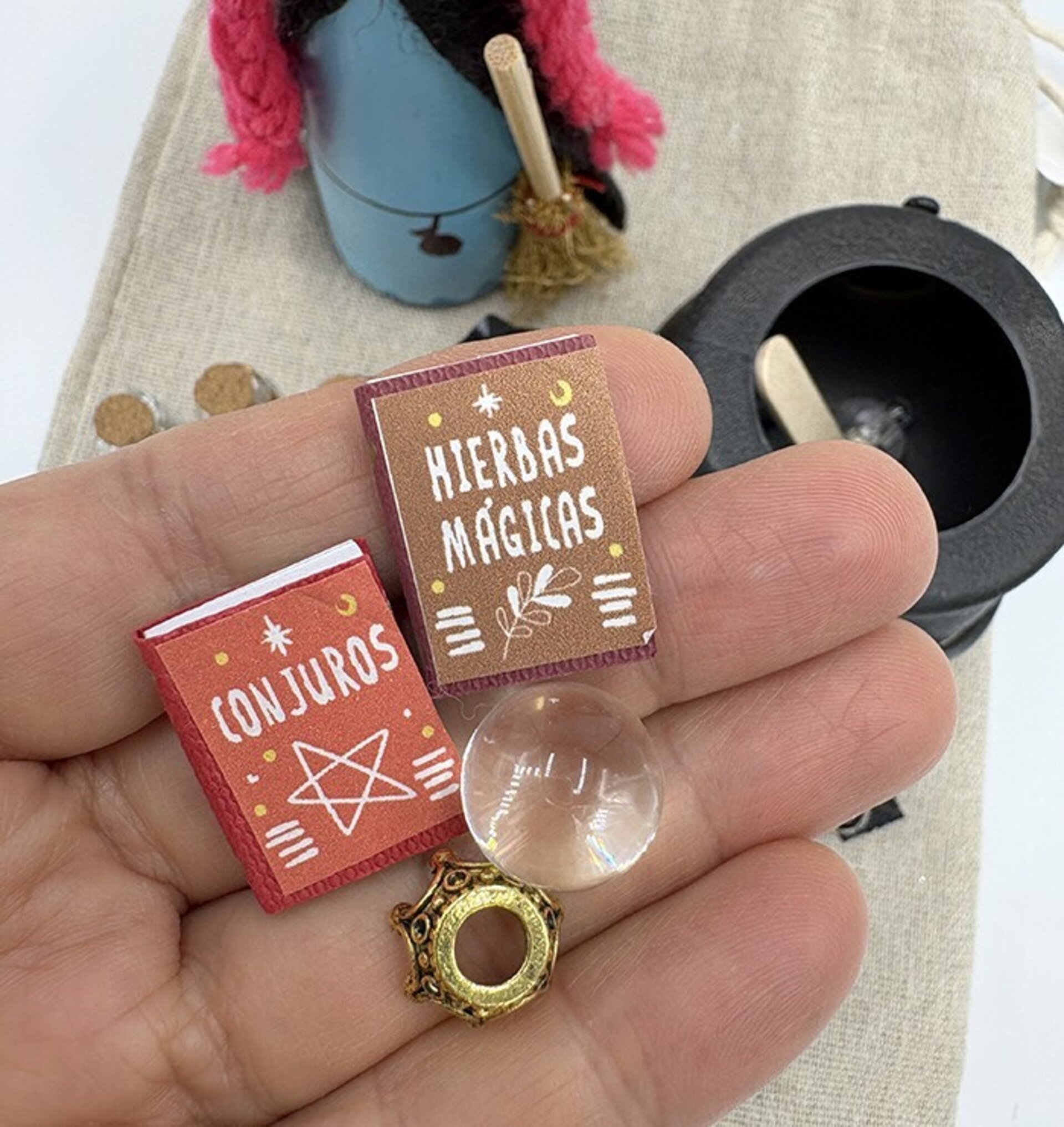 Mini Mundo de Bruja con Accesorios mágicos | Juego Creativo Mágico - 5