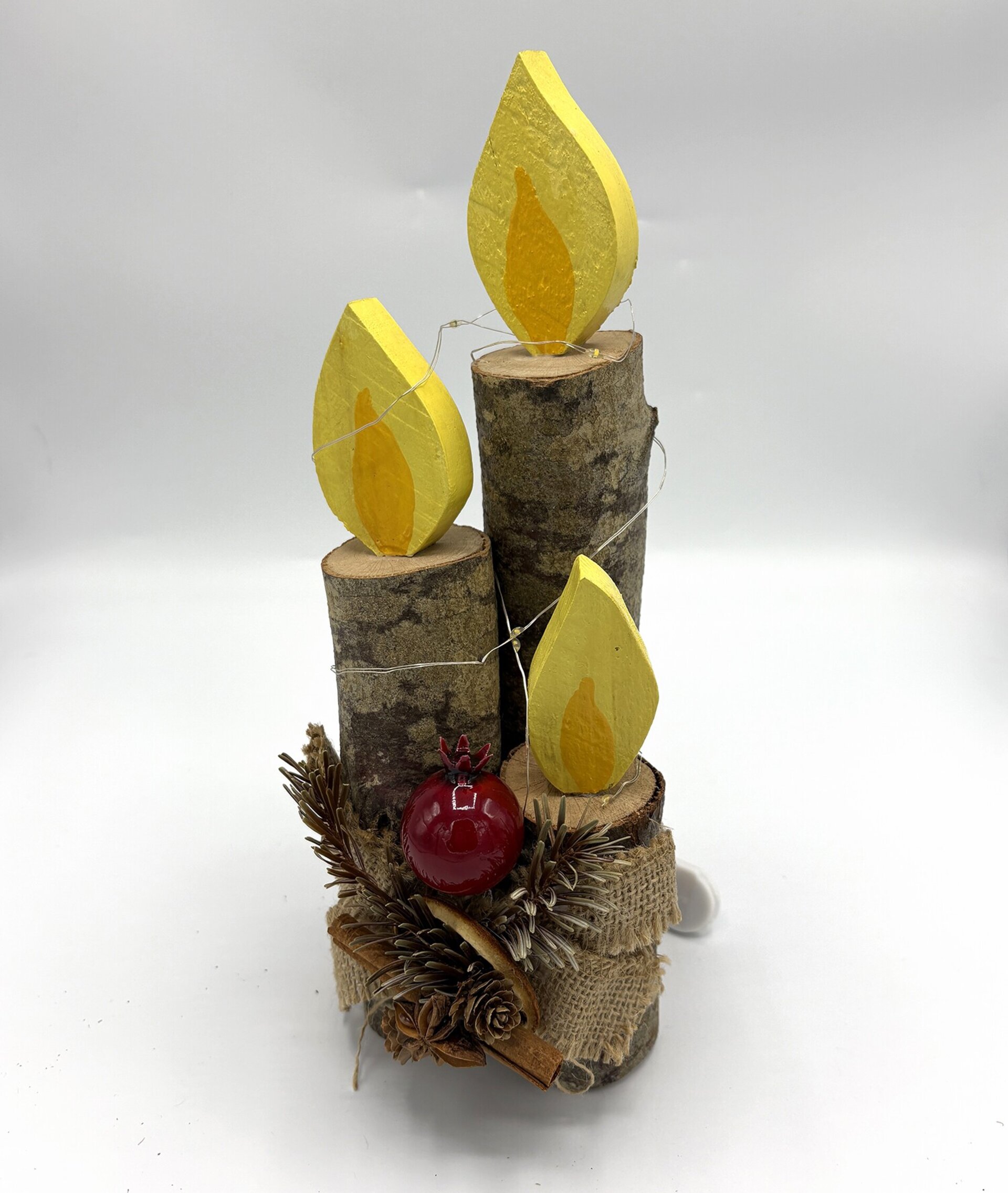 Velas navideñas – Decoración Artesanal - 1