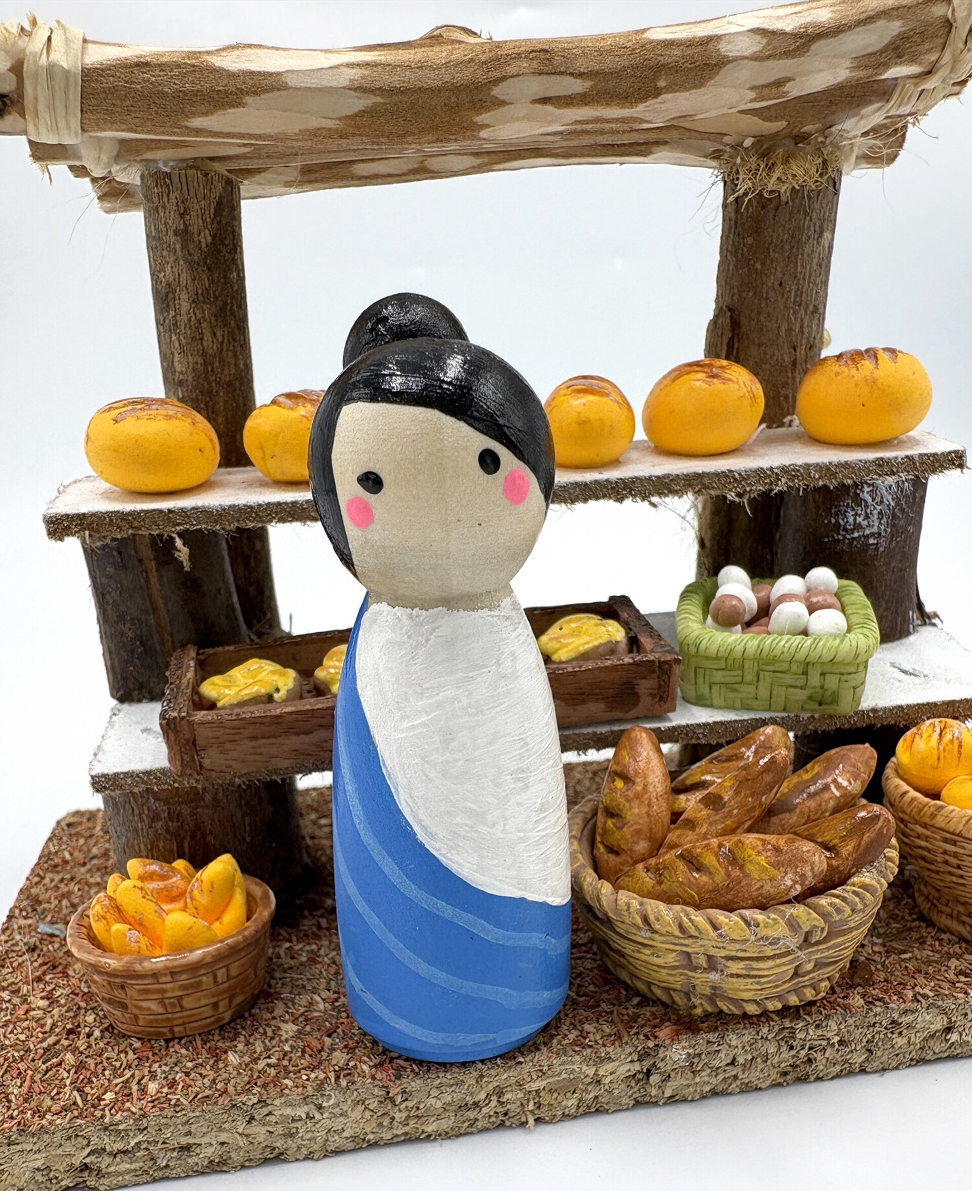 Panadería en miniatura para pesebre - 2