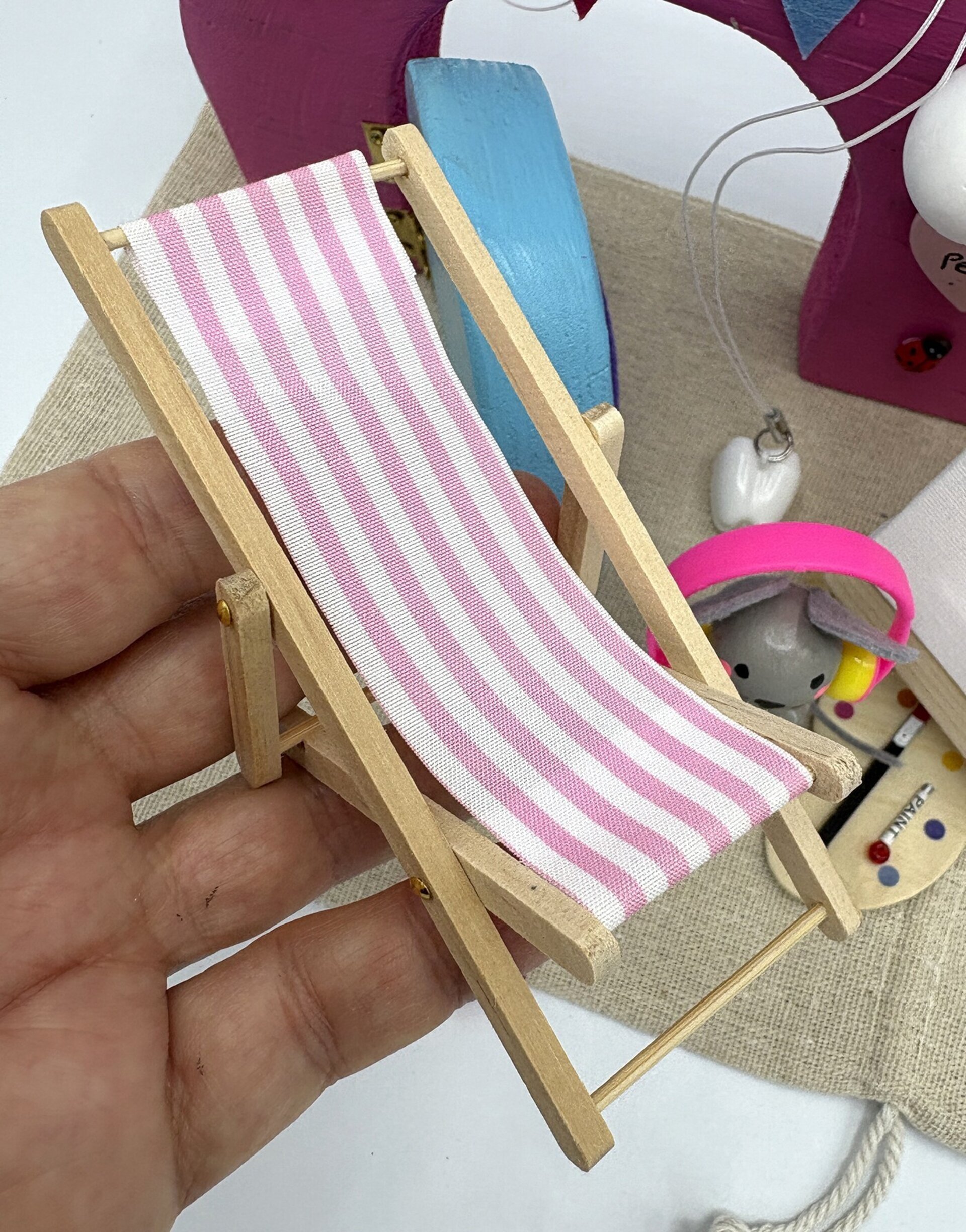 Puerta mágica del Ratoncito Pérez con set pintura - 6