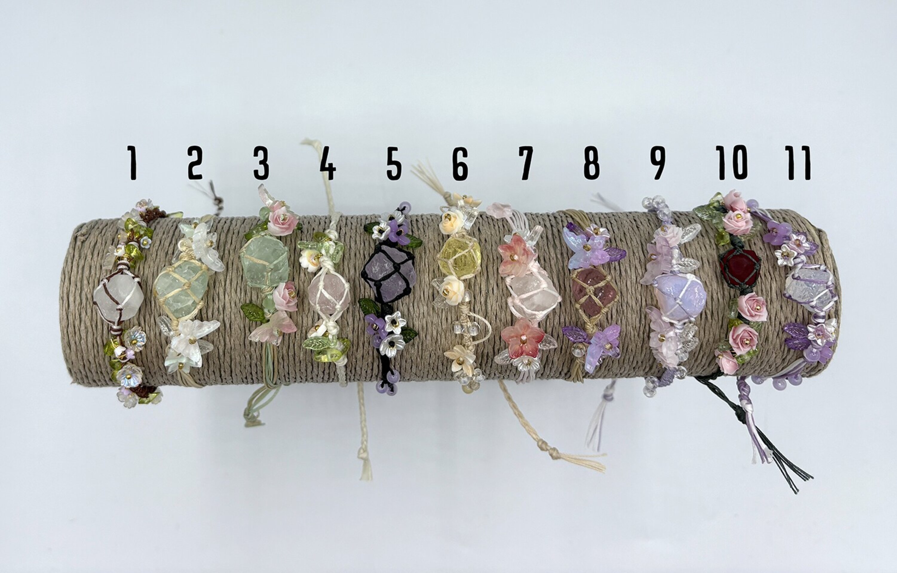 Pulseras de hadas con piedra natural - 2