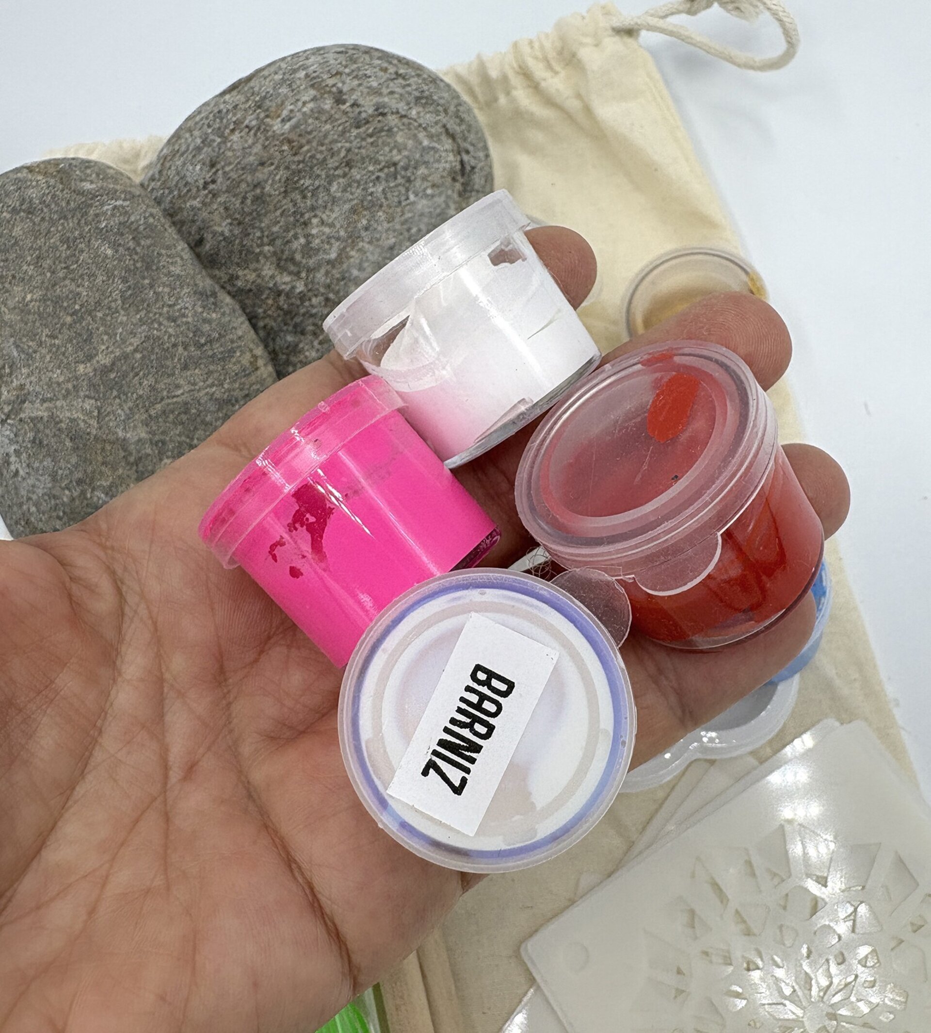 Kit manualidades Crea mandalas con piedras - 8