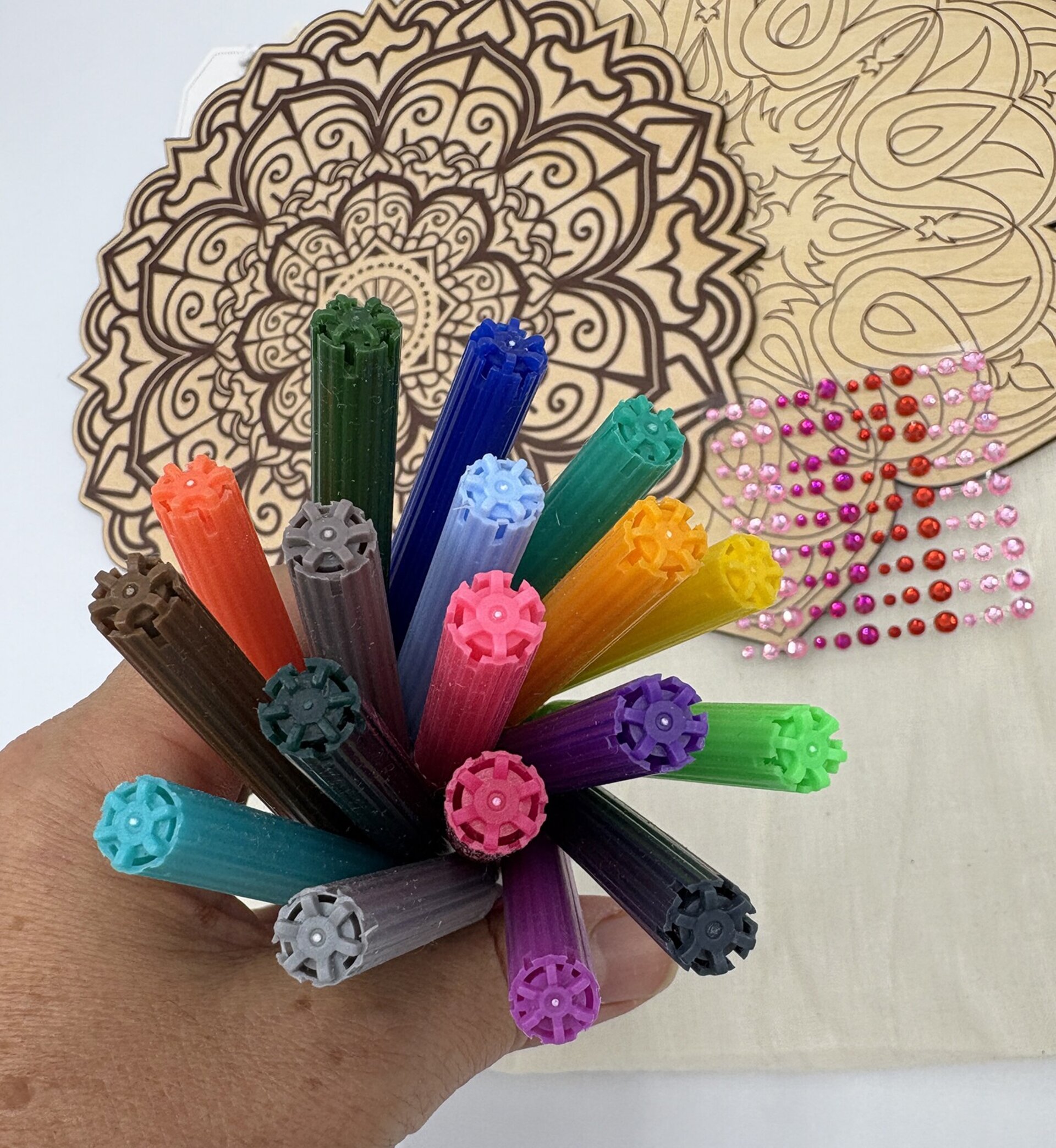 Kit Mandalas en Madera para pintar - 8