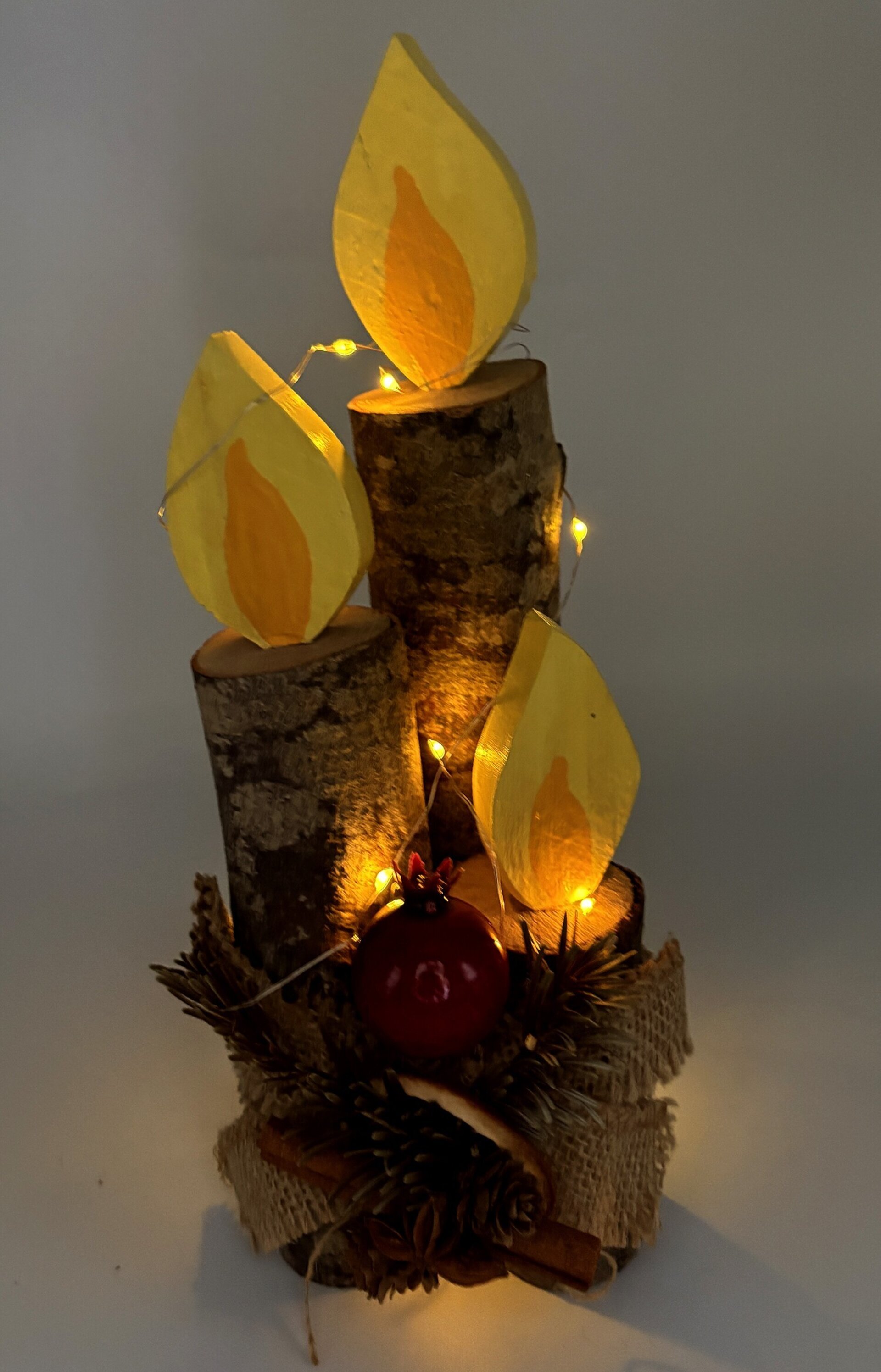 Velas navideñas – Decoración Artesanal - 2