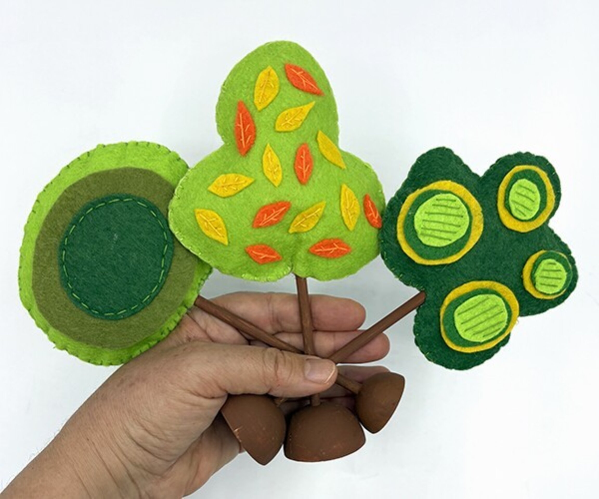 Árboles decorativos hechos a mano para mini mundos - 14