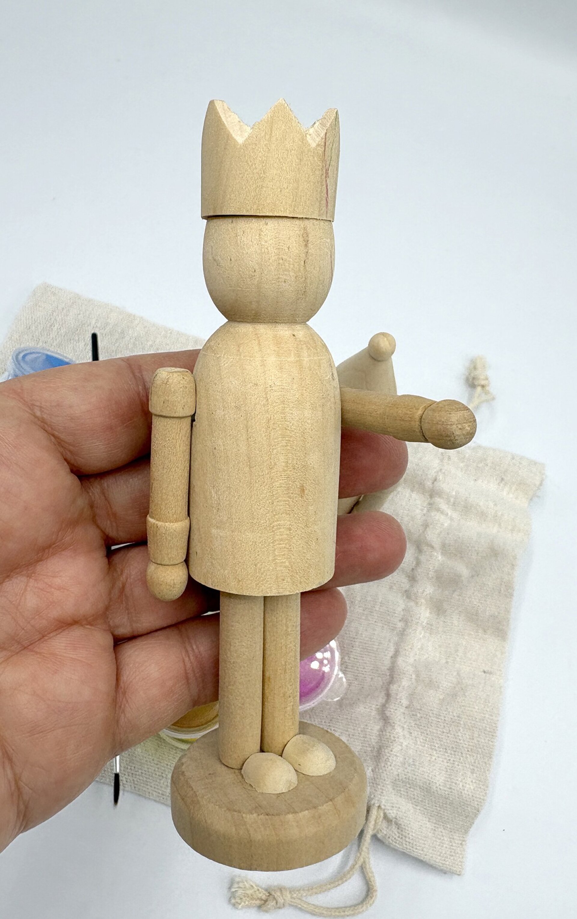 Kit manualidades Navideño Pinta tus cascanueces - 6