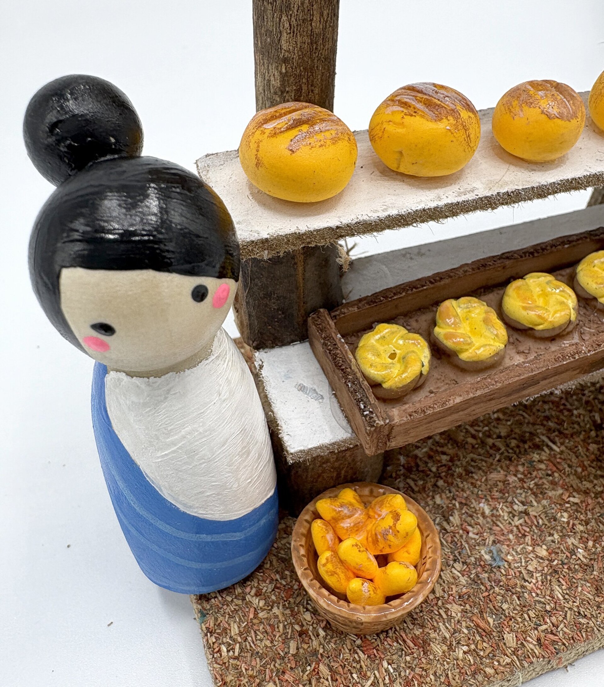 Panadería en miniatura para pesebre - 3