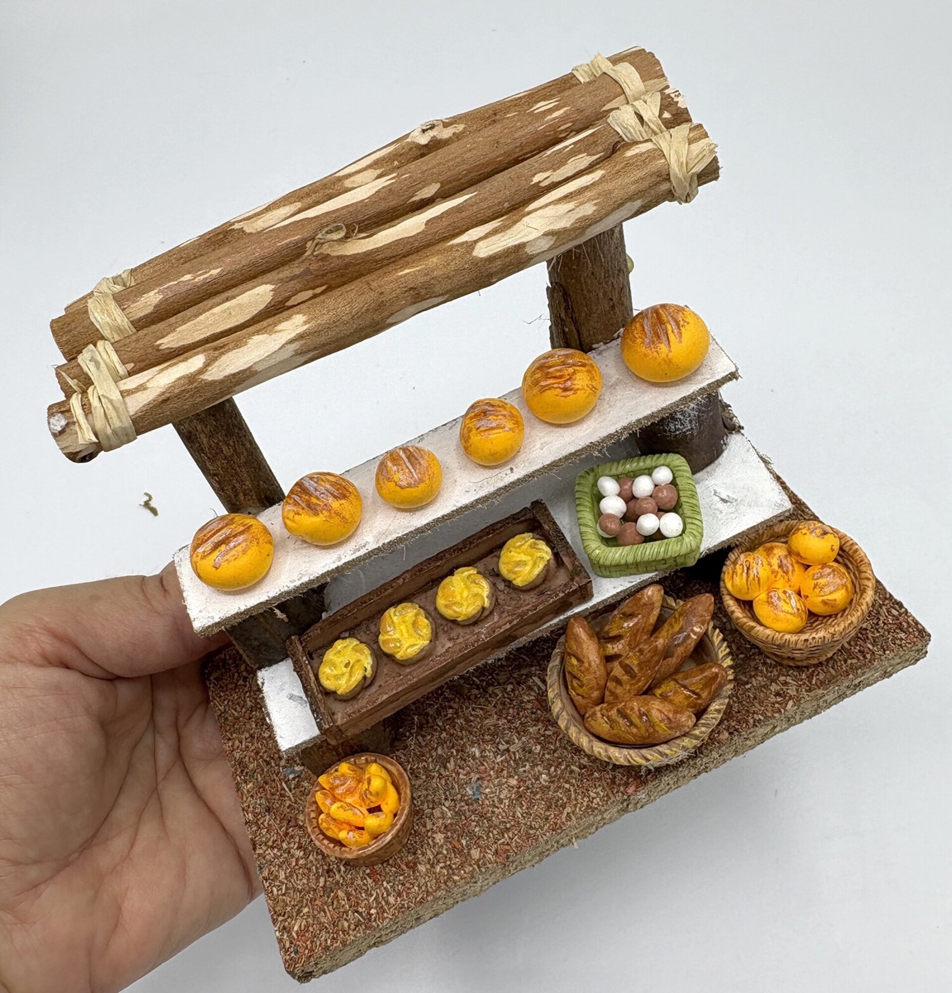 Panadería en miniatura para pesebre - 5