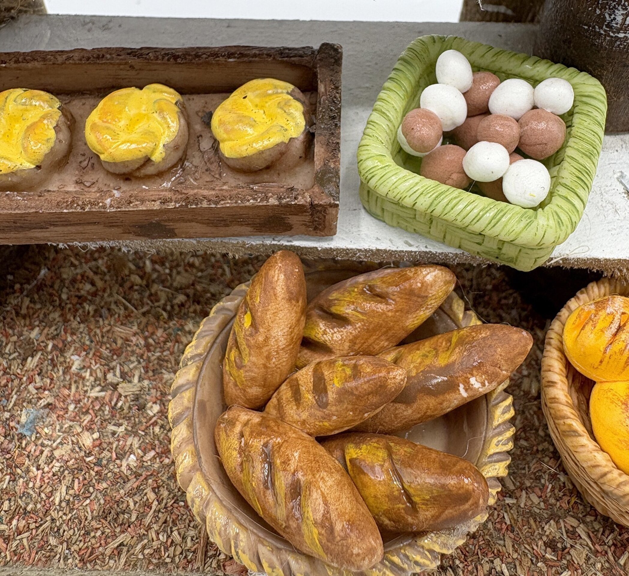 Panadería en miniatura para pesebre - 10