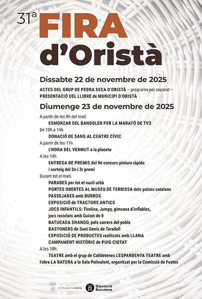 Fira d'Oristà 2025