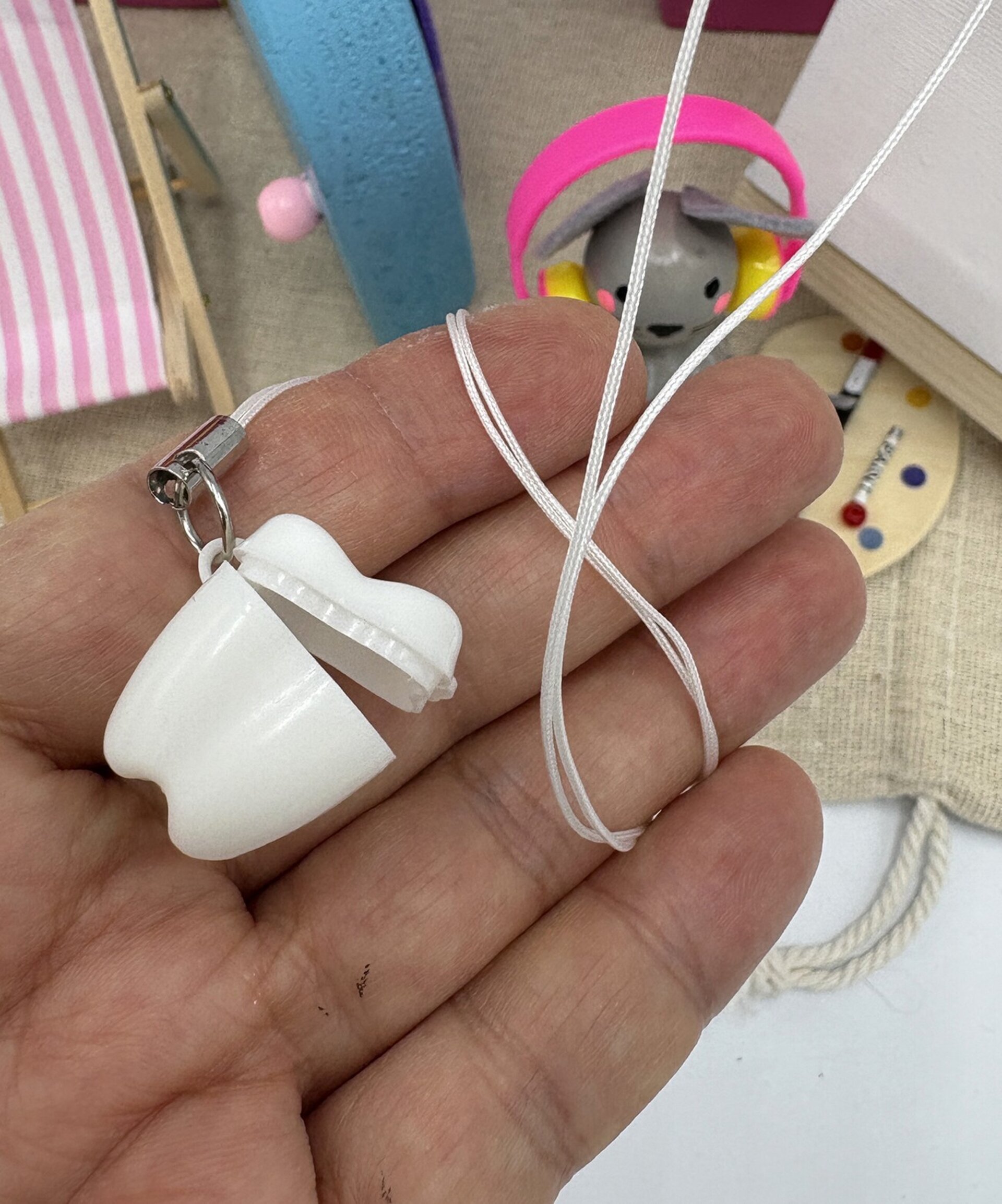 Puerta mágica del Ratoncito Pérez con set pintura - 7