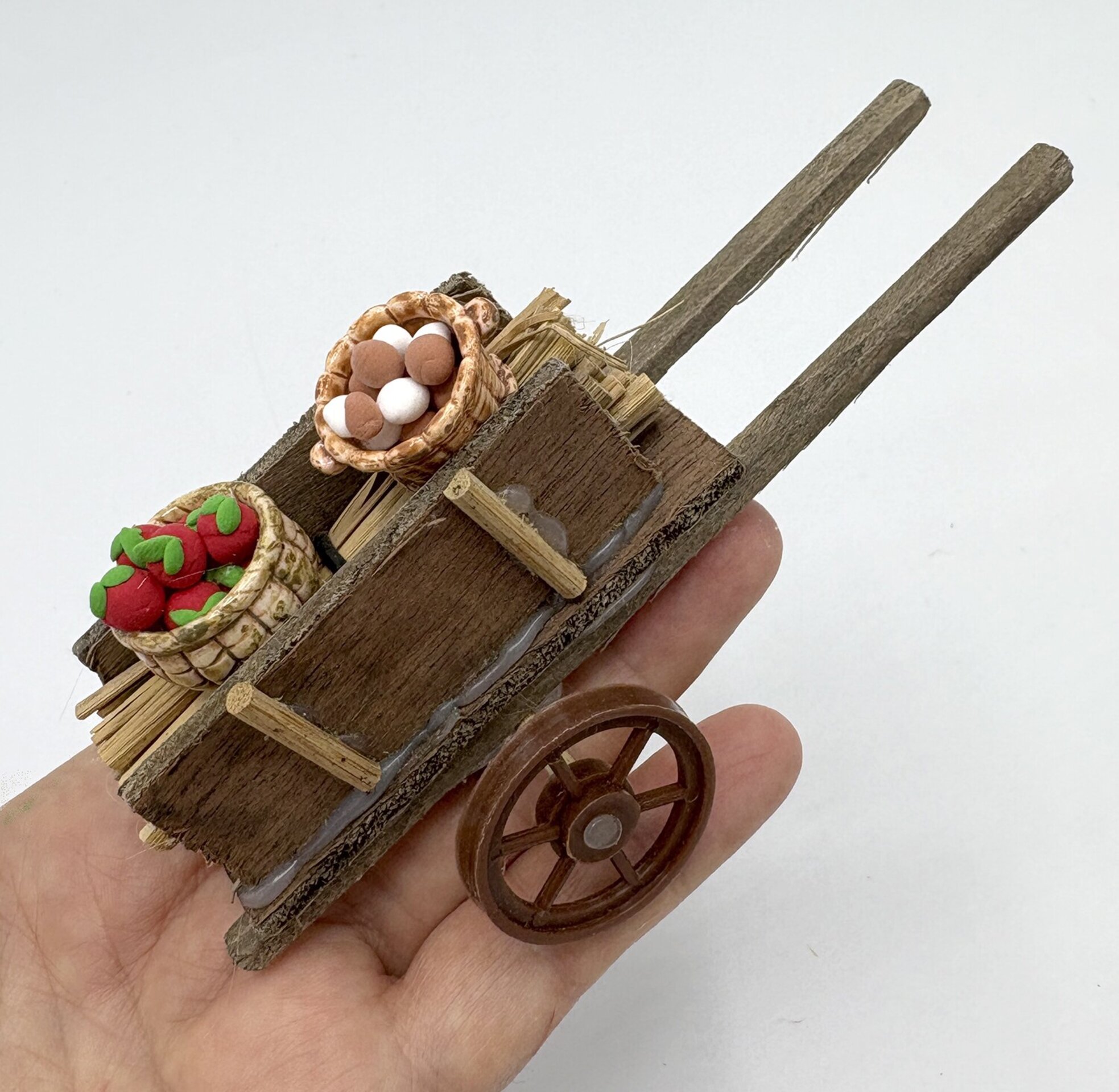 Carro miniatura para pesebre - 4