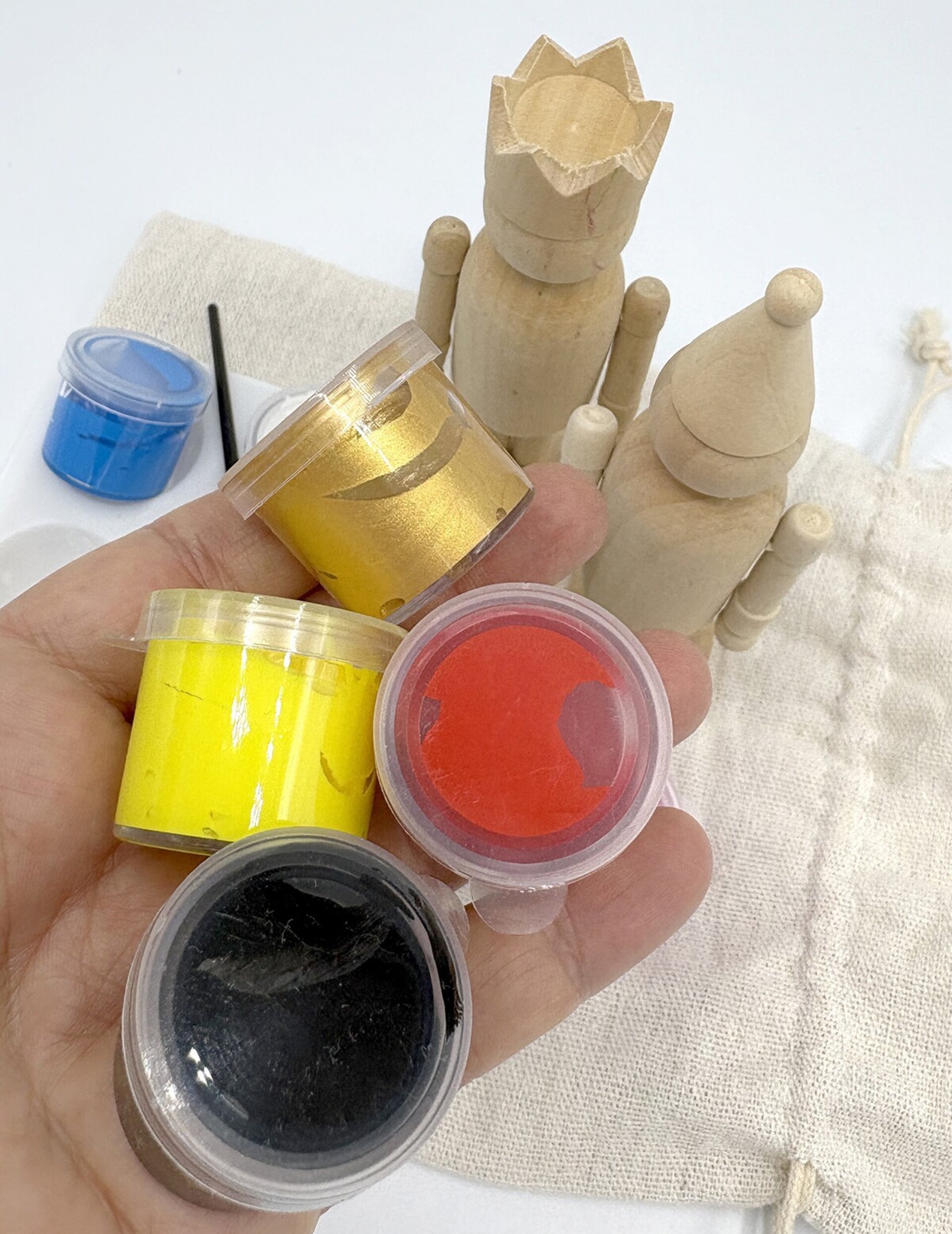 Kit manualidades Navideño Pinta tus cascanueces - 4