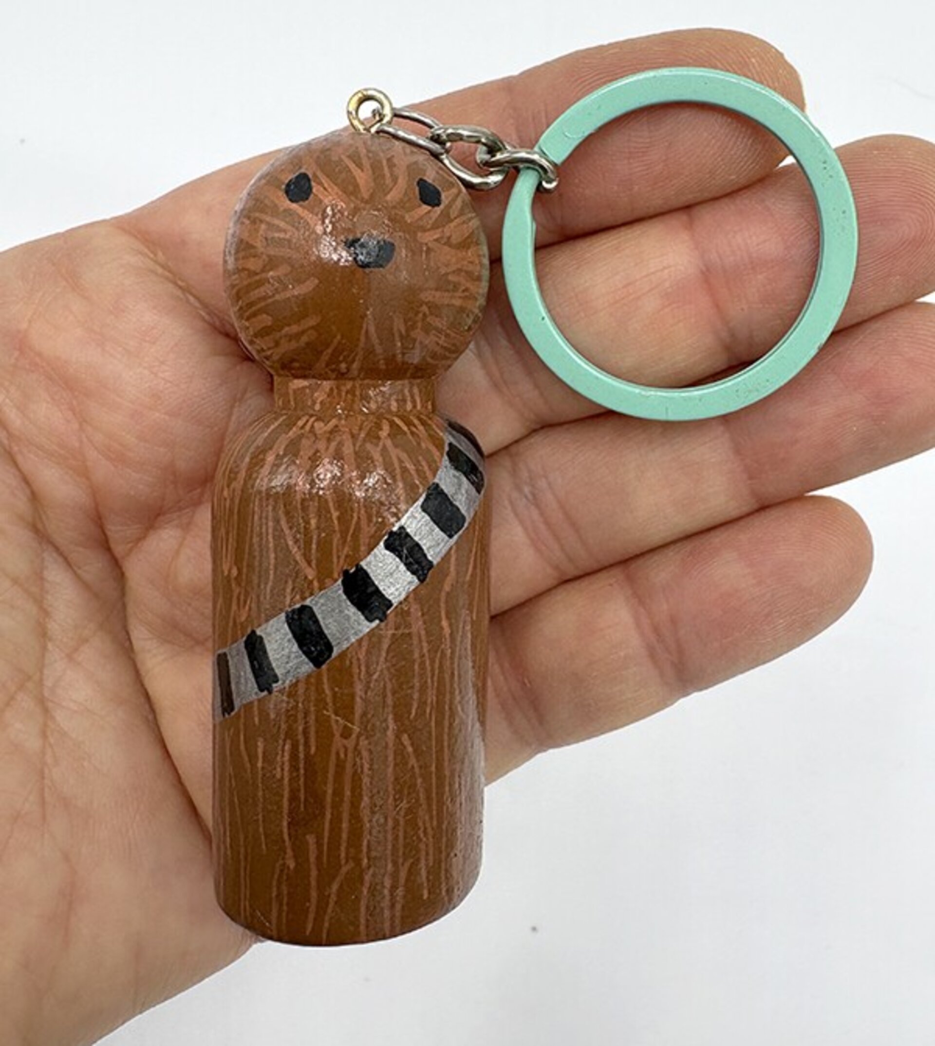 Llaveros Star Wars pintados a mano en madera - 6