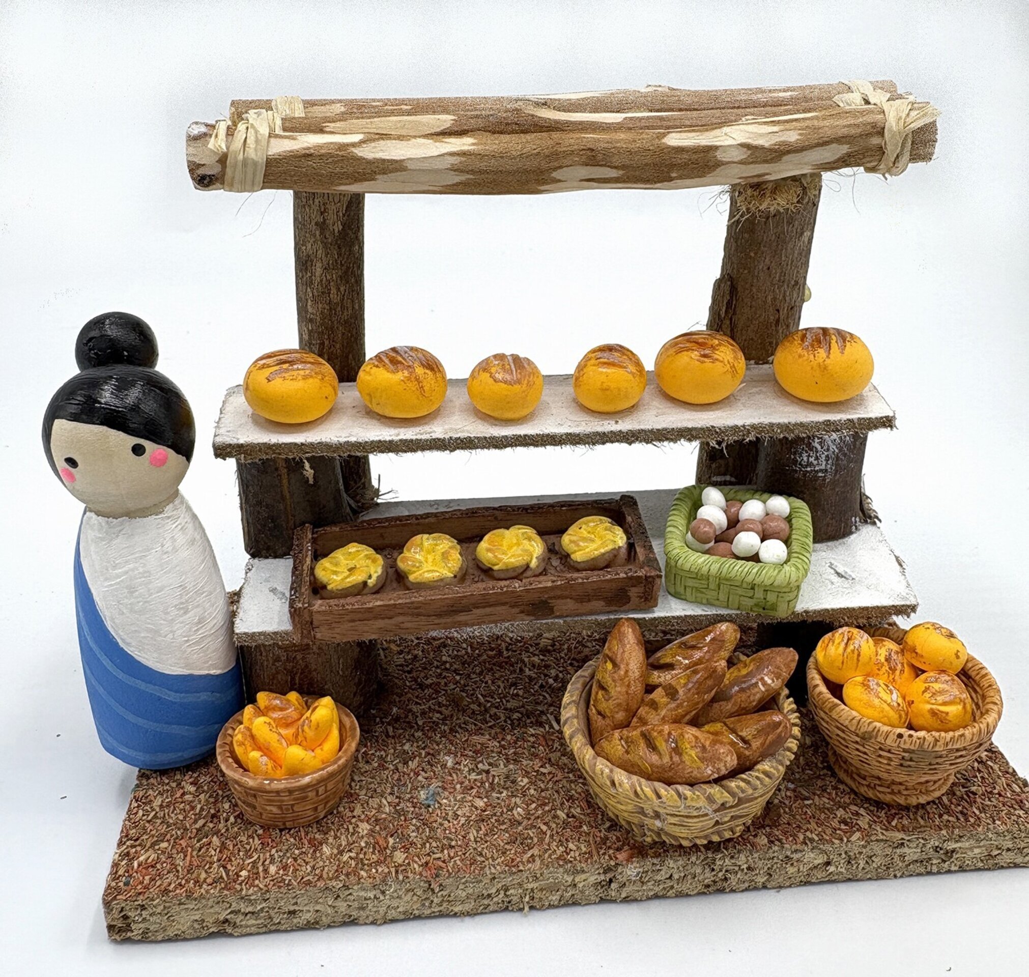 Panadería en miniatura para pesebre - 4