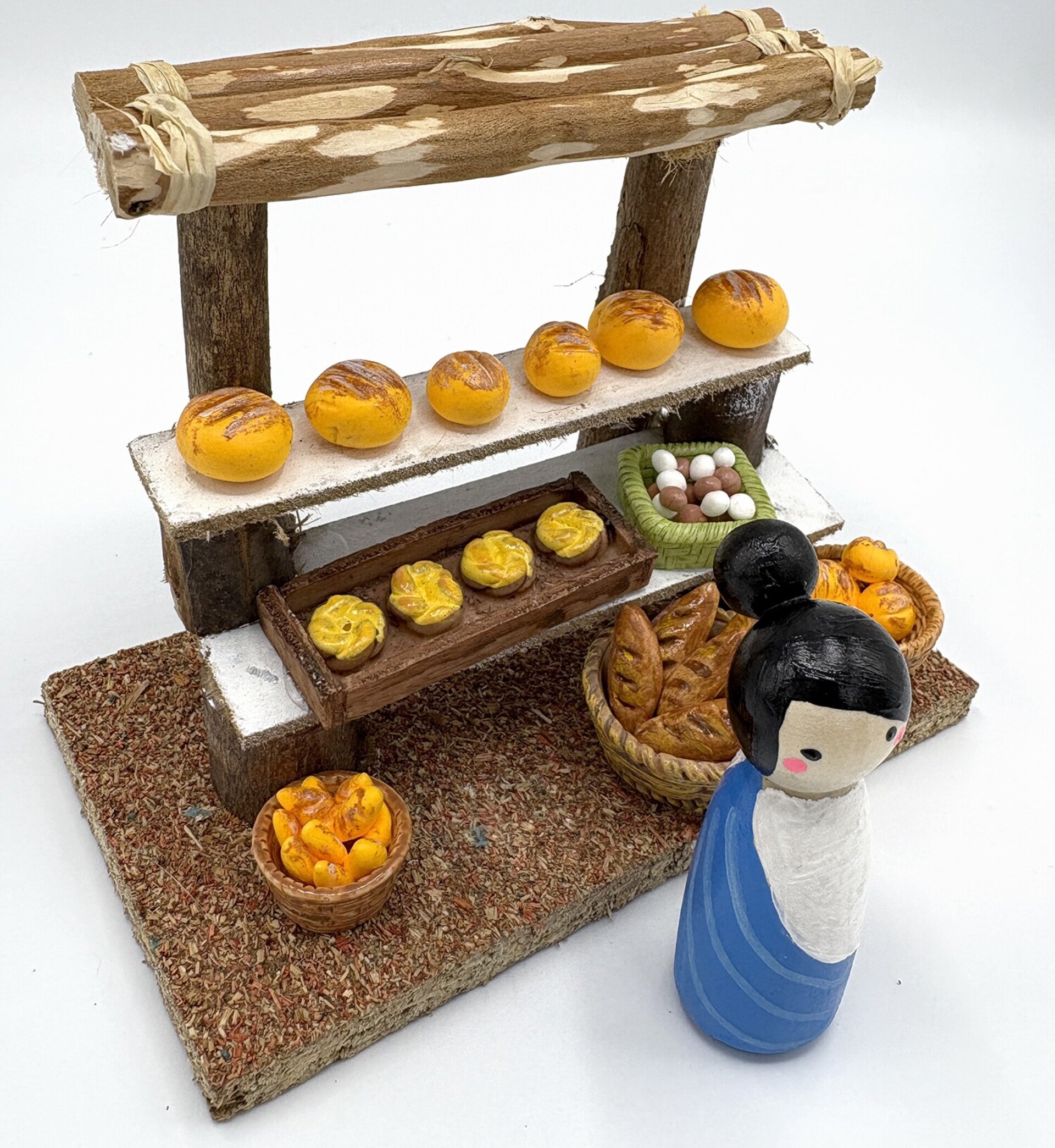 Panadería en miniatura para pesebre - 9
