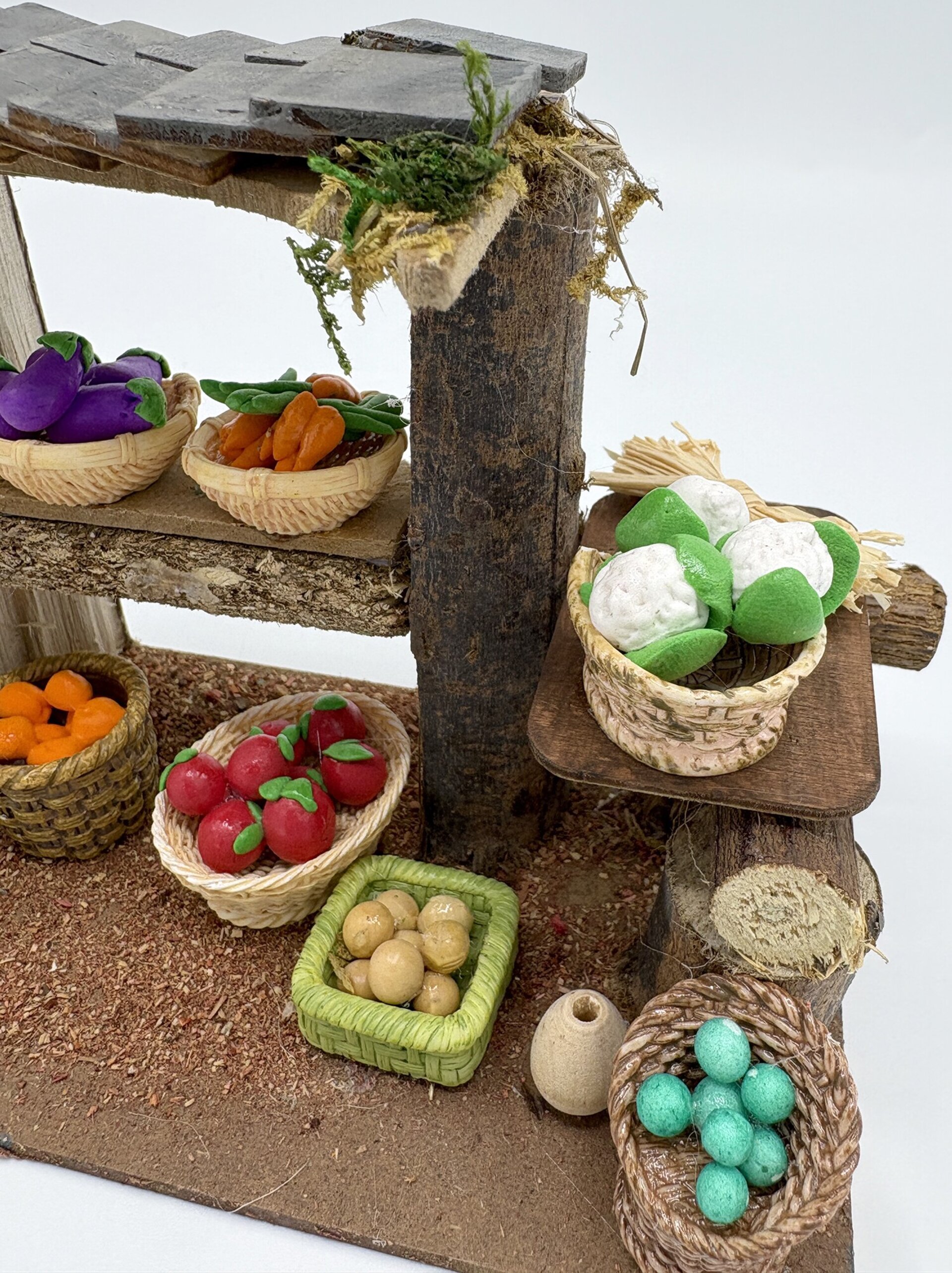 Complementos pesebre - Tienda frutería para belén - 5