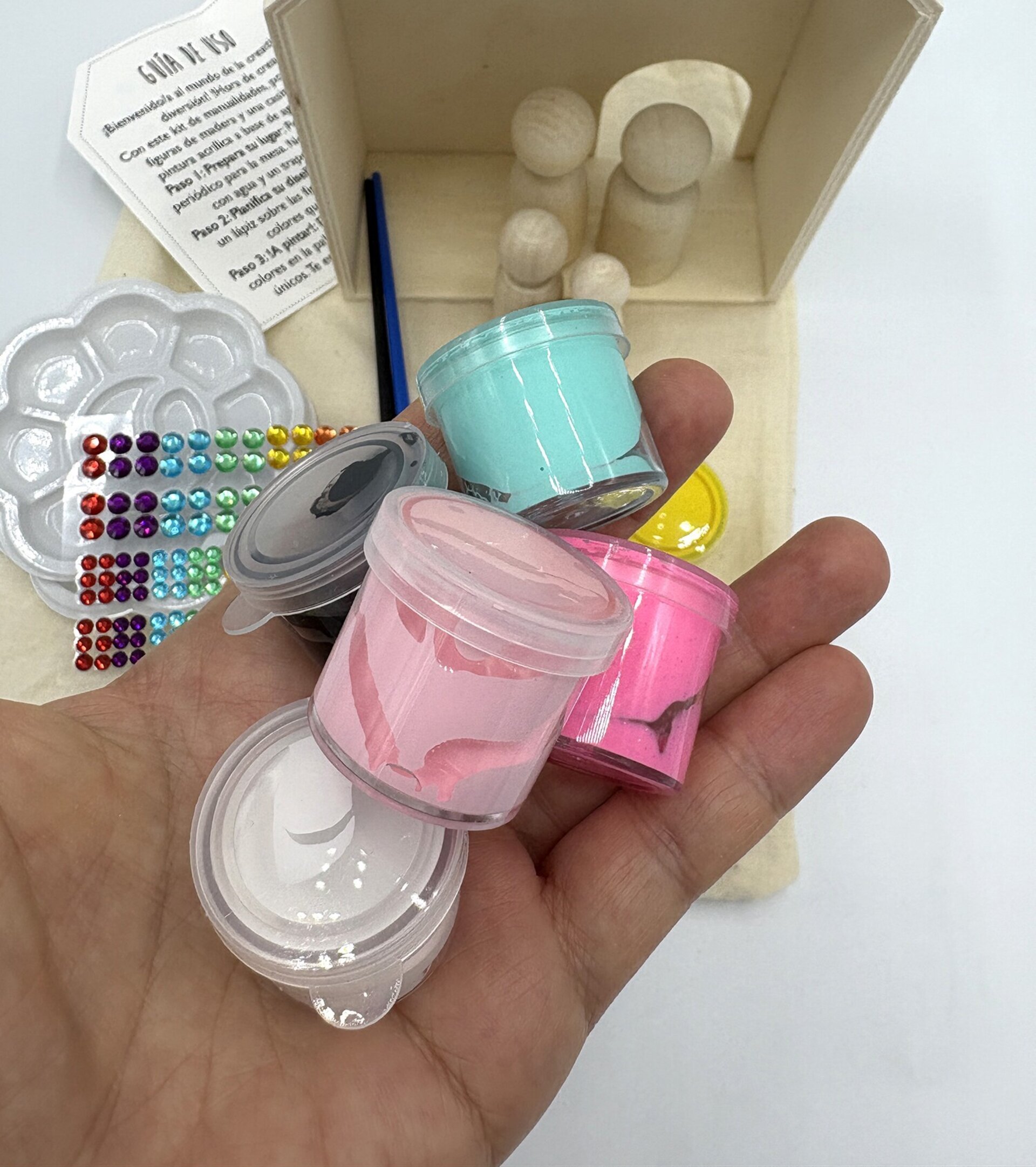 Kit manualidades Pinta tu Mini mundo - casita - 4