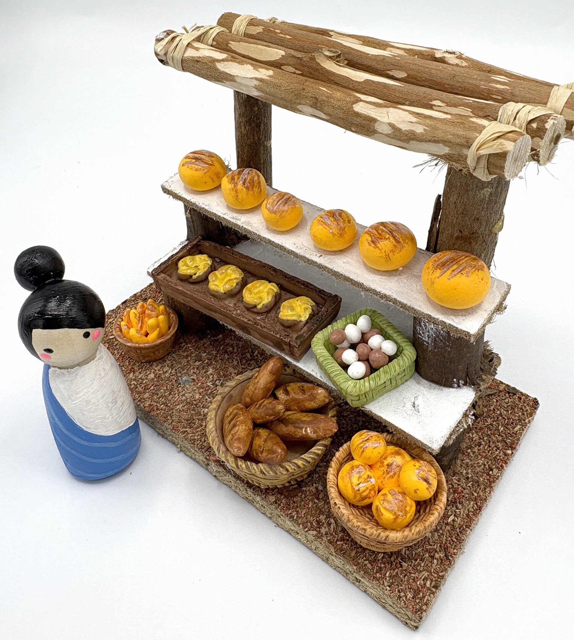 Panadería en miniatura para pesebre - 12