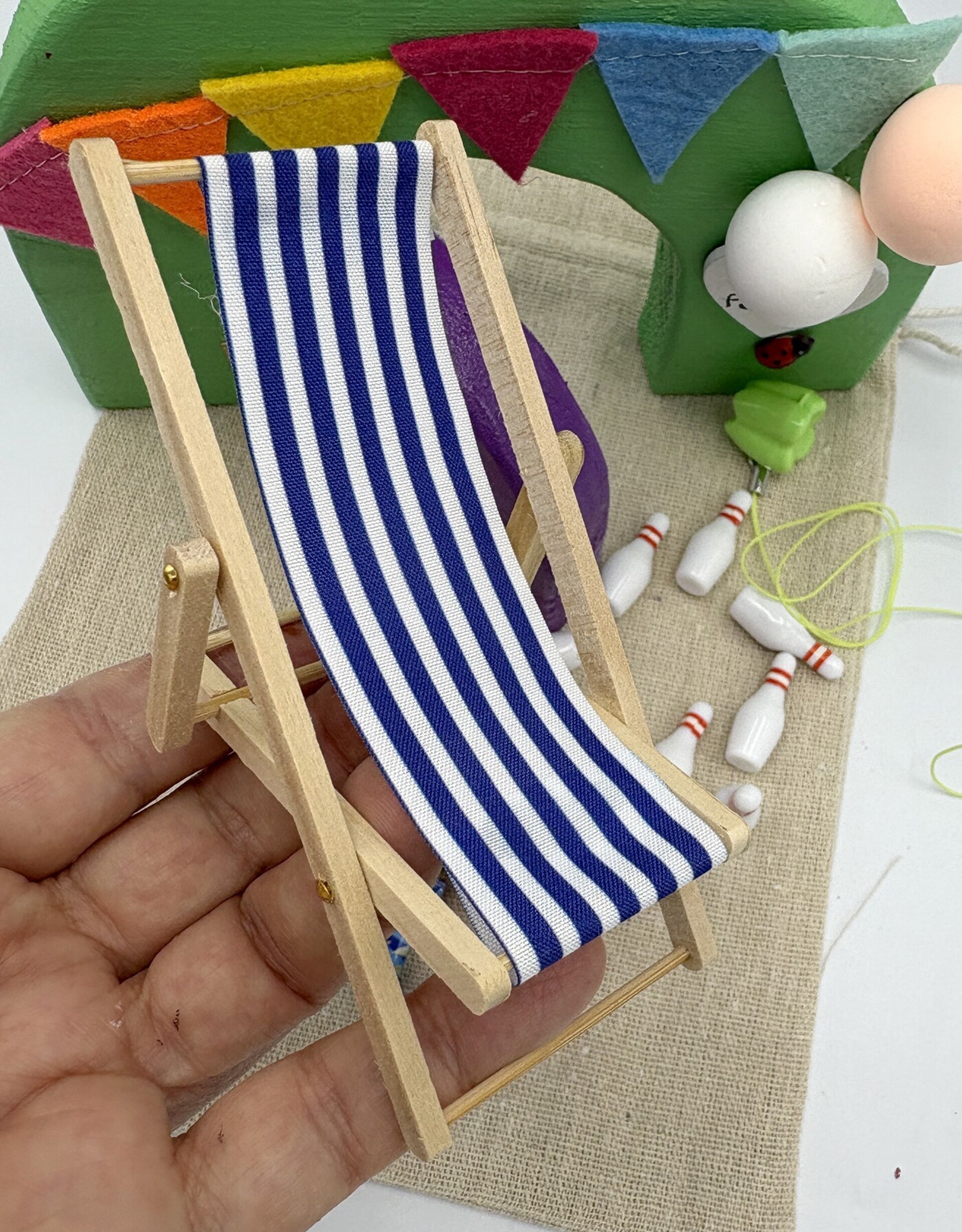 Puerta mágica del Ratoncito Pérez con juego bolos - 5