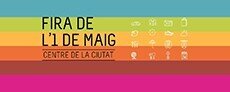 Fira de L'1 de Maig centre de la ciutat Olot
