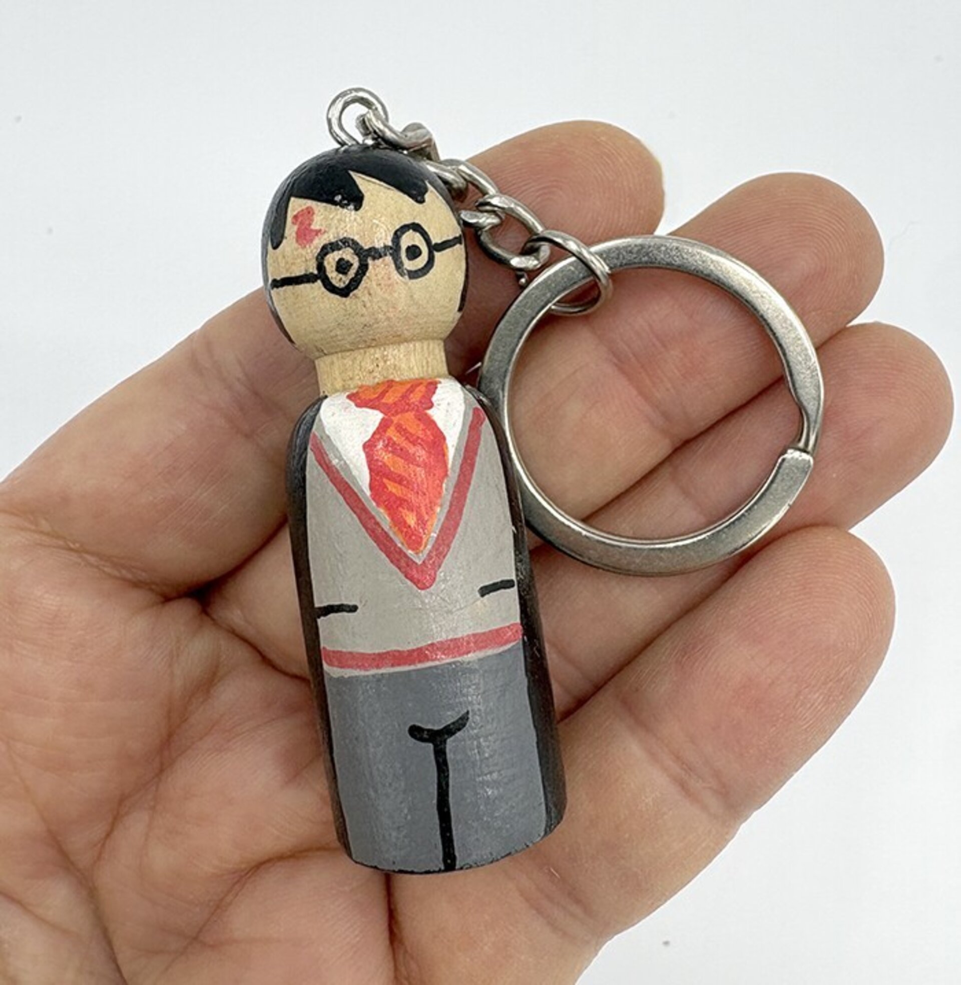 Llavero Harry Potter pintado a mano en madera - 1