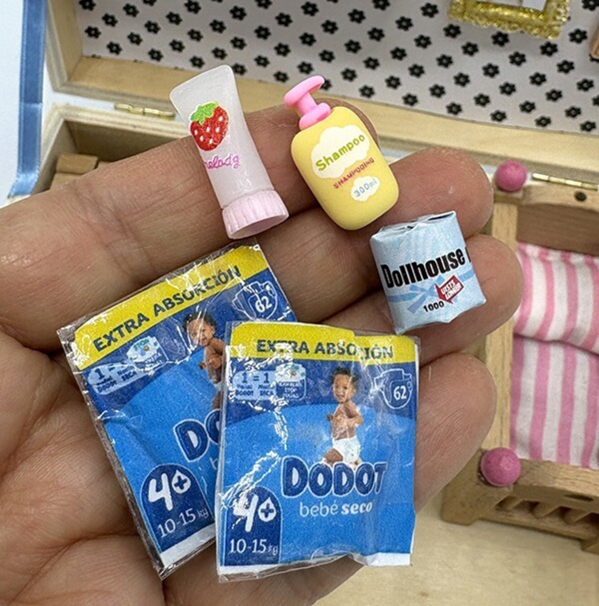 Mini Mundo en Cajita habitación de bebé - juguete hecho a mano - 10