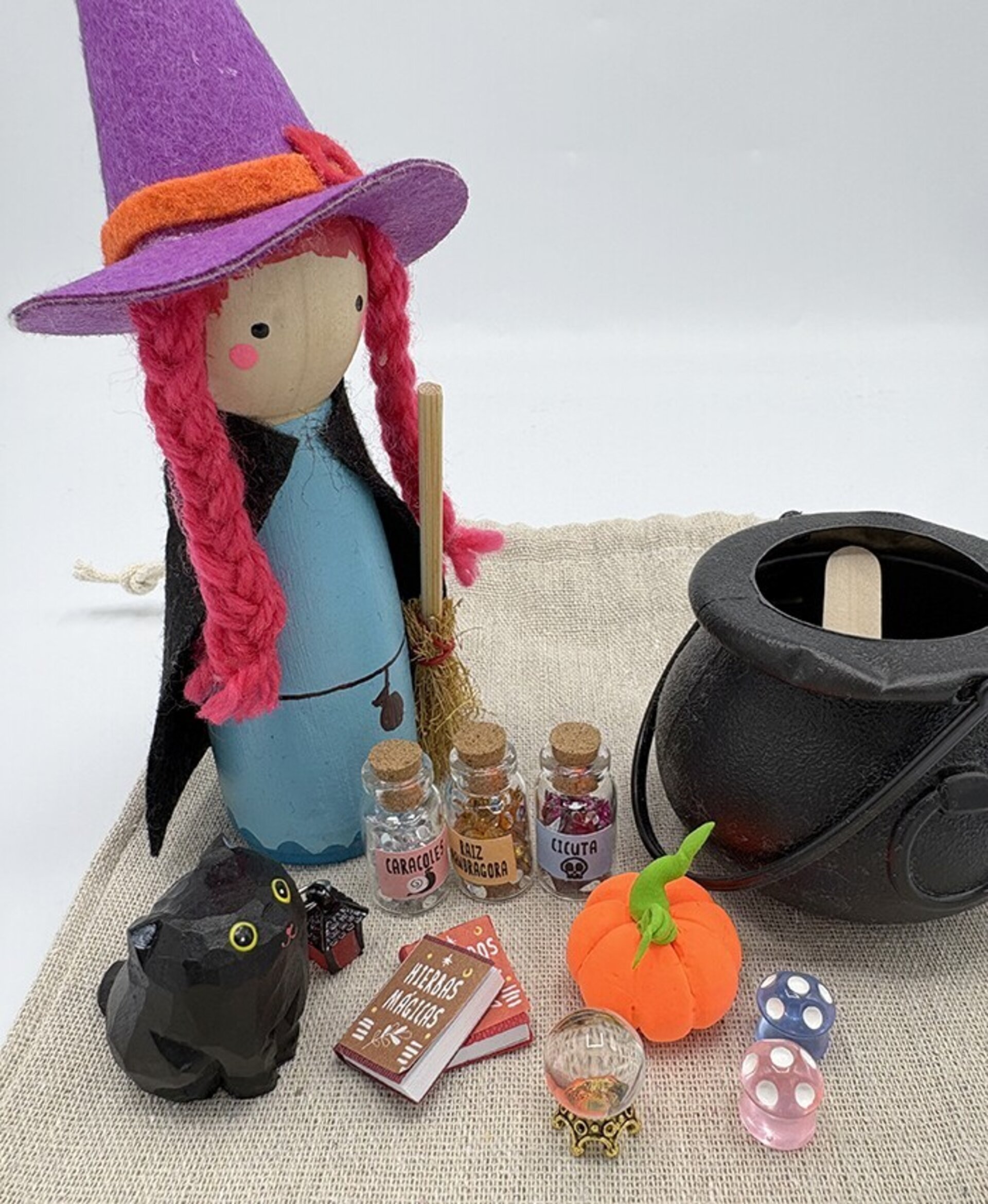 Mini Mundo de Bruja con Accesorios mágicos | Juego Creativo Mágico - 1