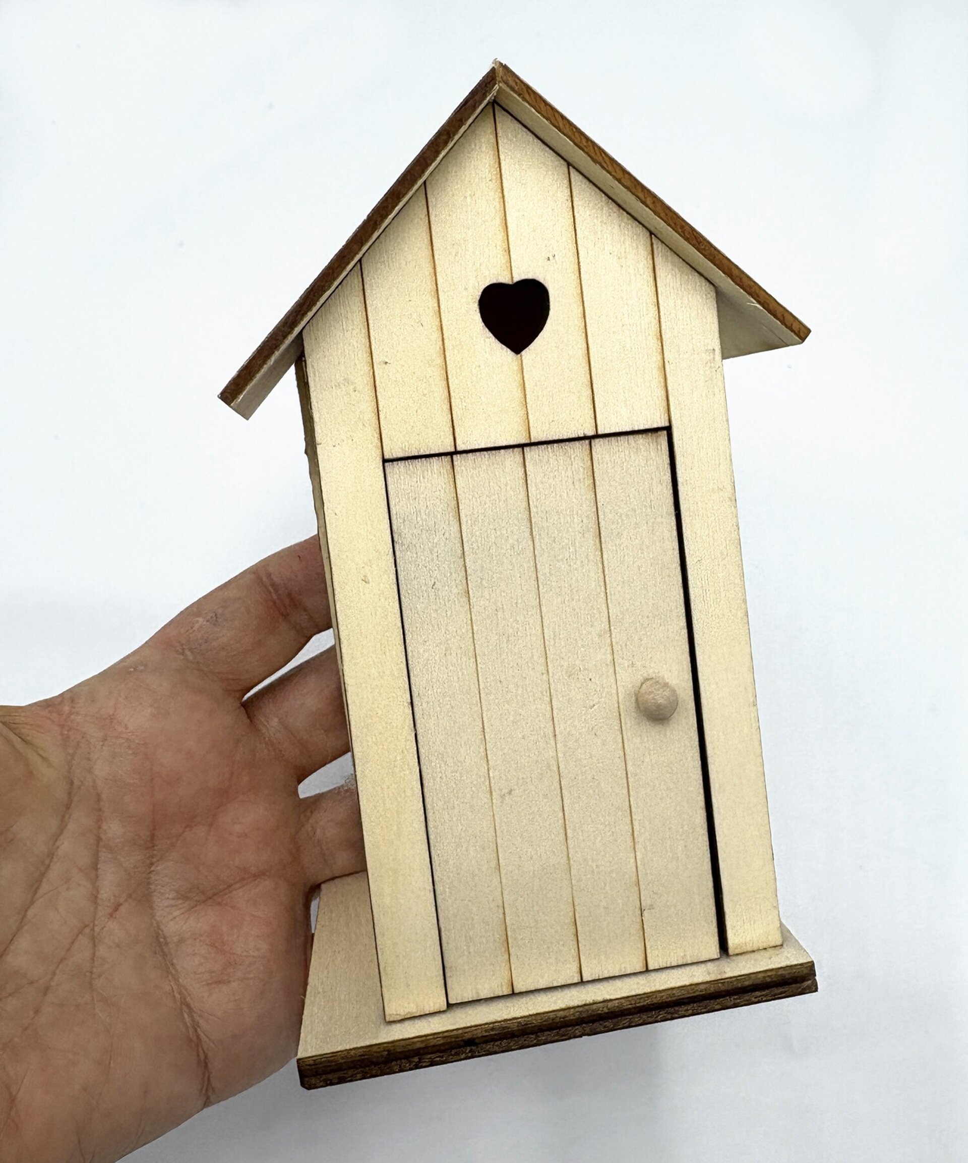 Casita de madera para manualidades - 2