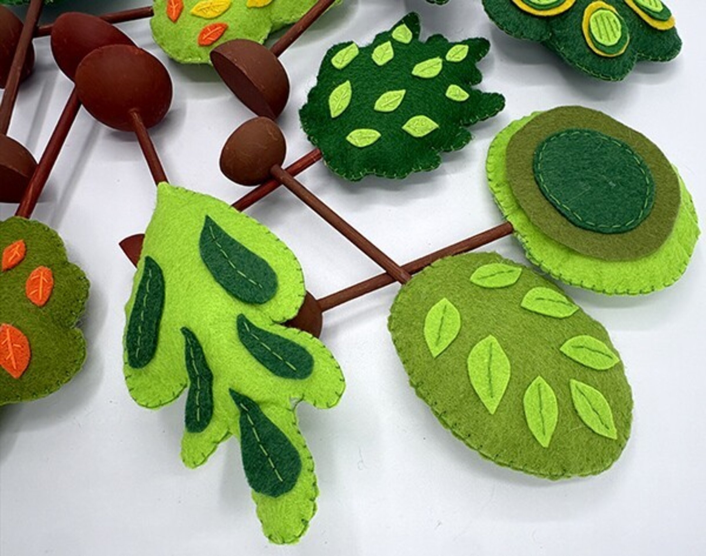 Árboles decorativos hechos a mano para mini mundos - 5