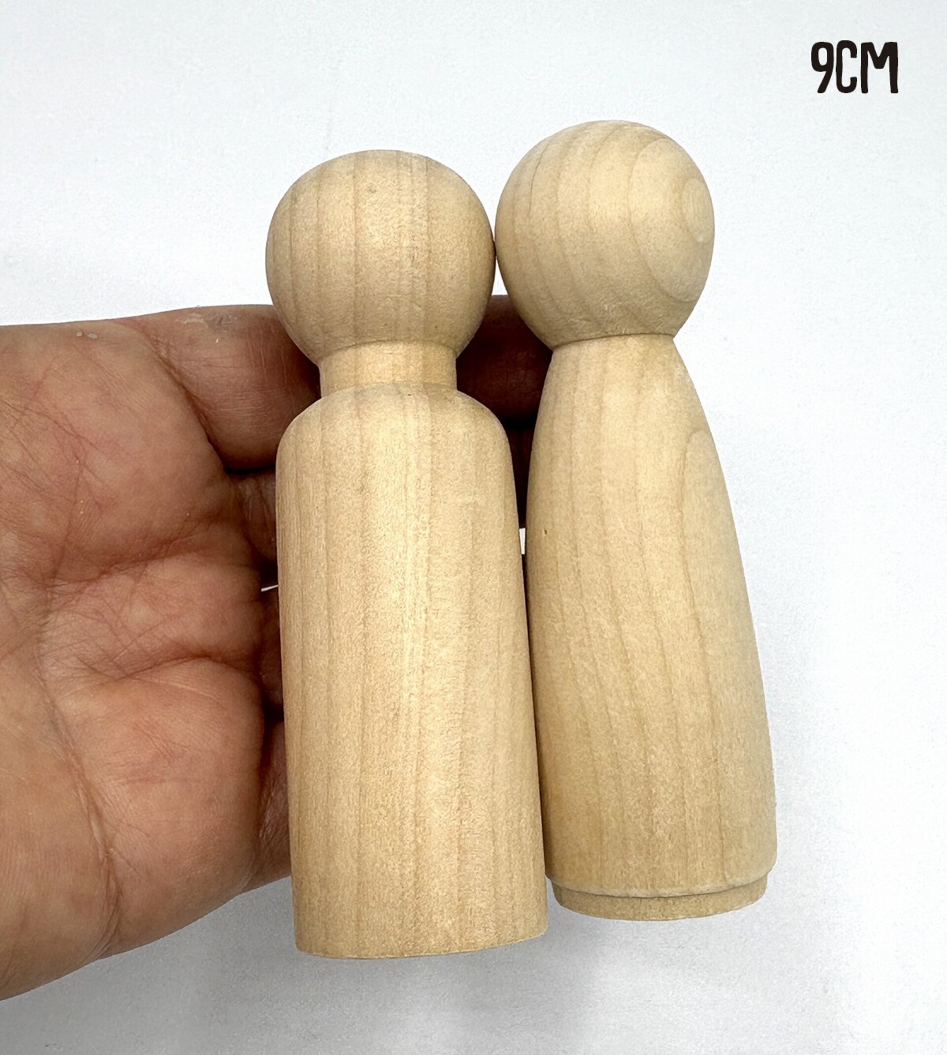 Figuras de madera sin pintar para manualidades - 7