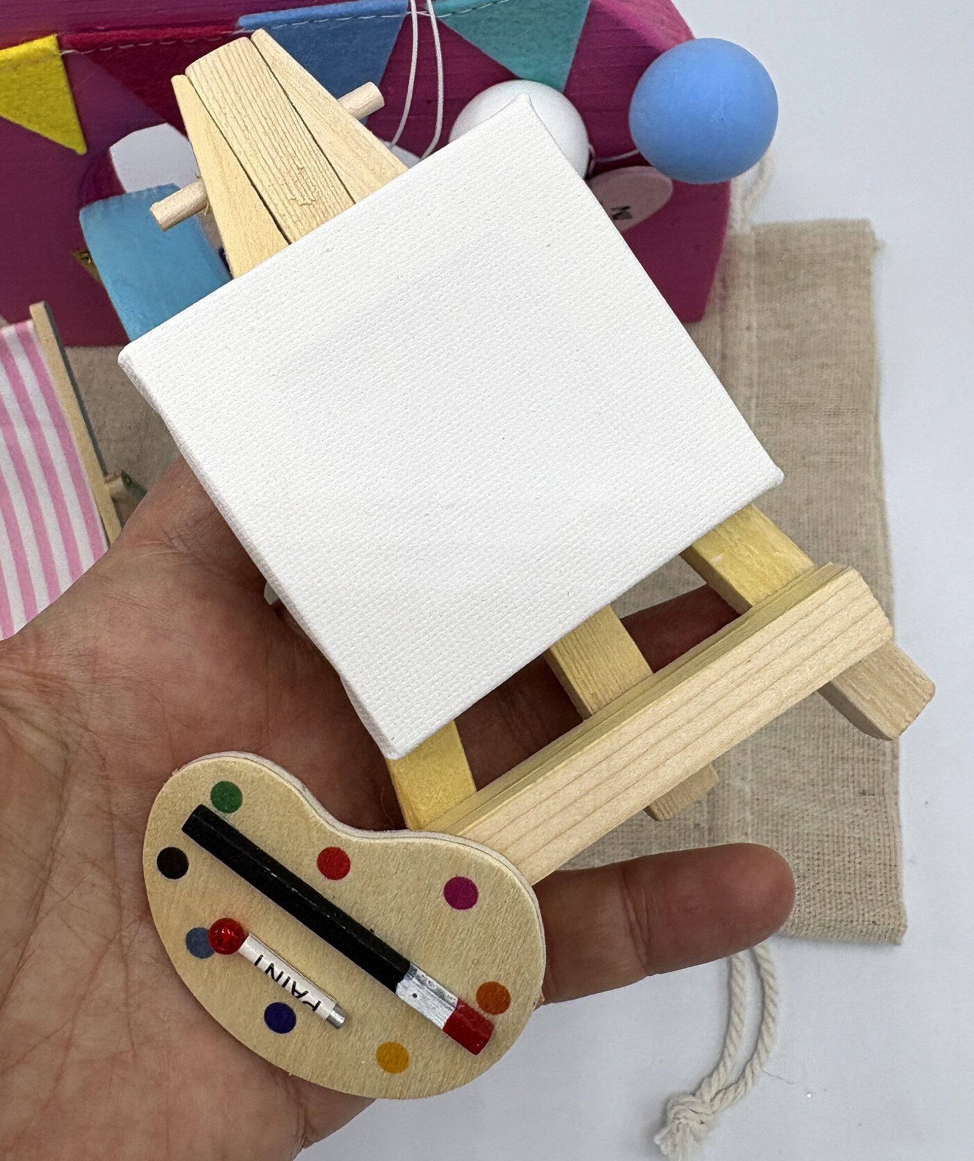 Puerta mágica del Ratoncito Pérez con set pintura - 10