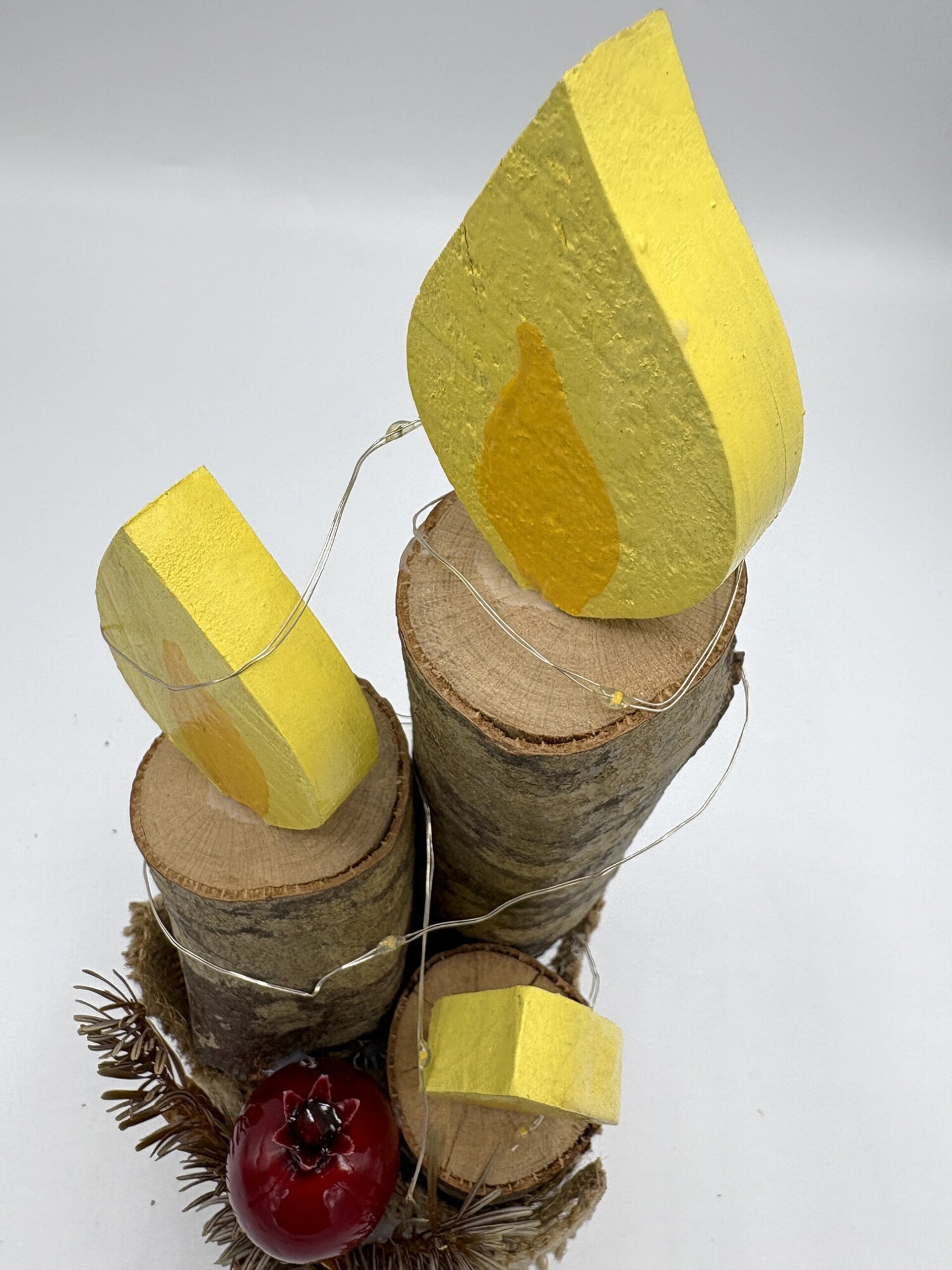 Velas navideñas – Decoración Artesanal - 5