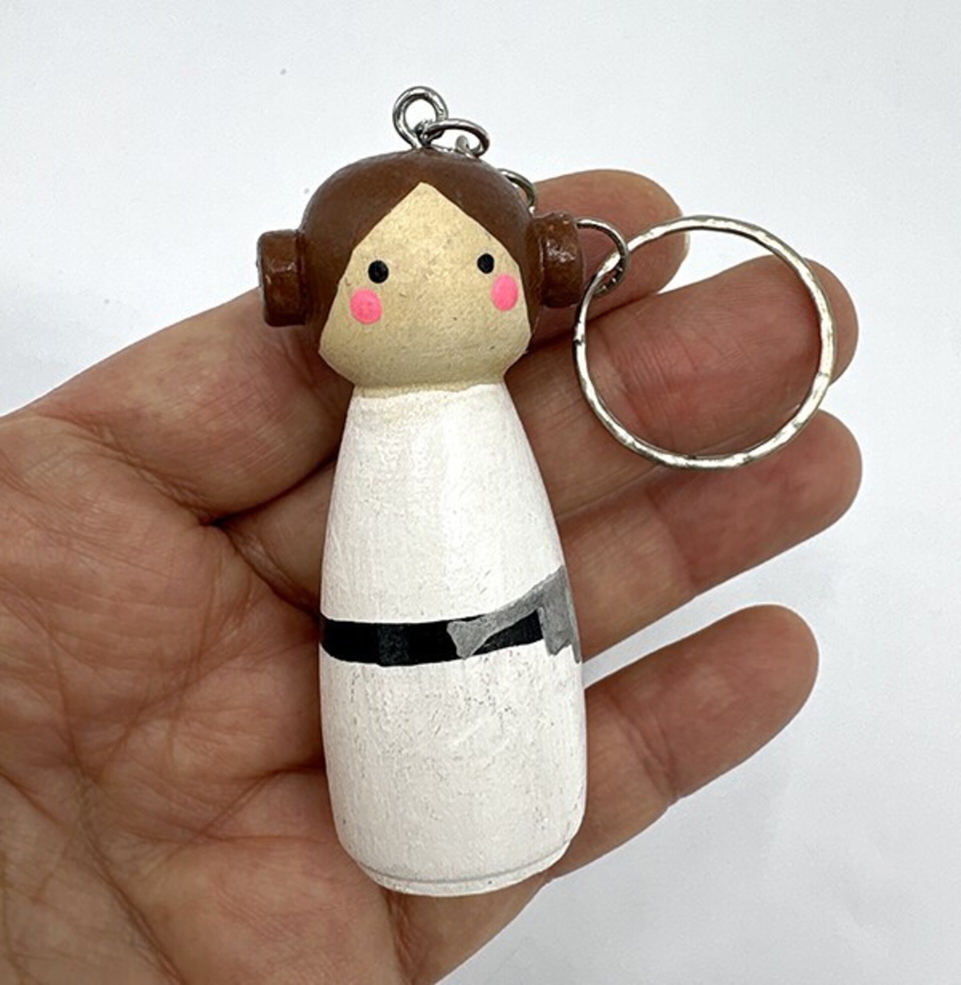 Llaveros Star Wars pintados a mano en madera - 2