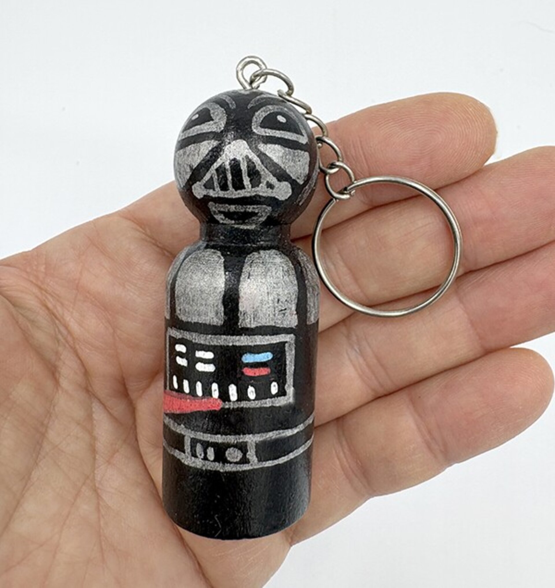 Llaveros Star Wars pintados a mano en madera - 3