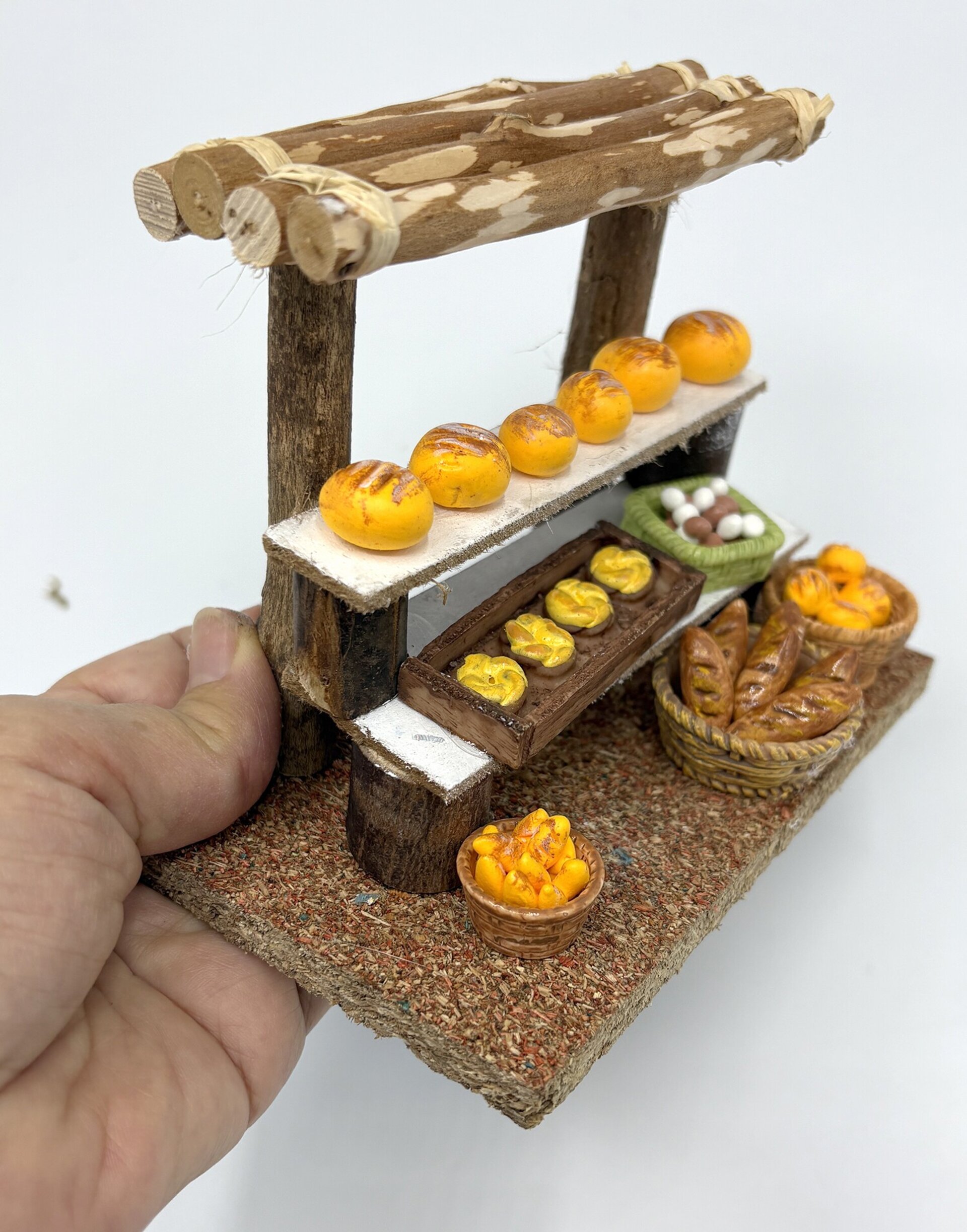 Panadería en miniatura para pesebre - 7